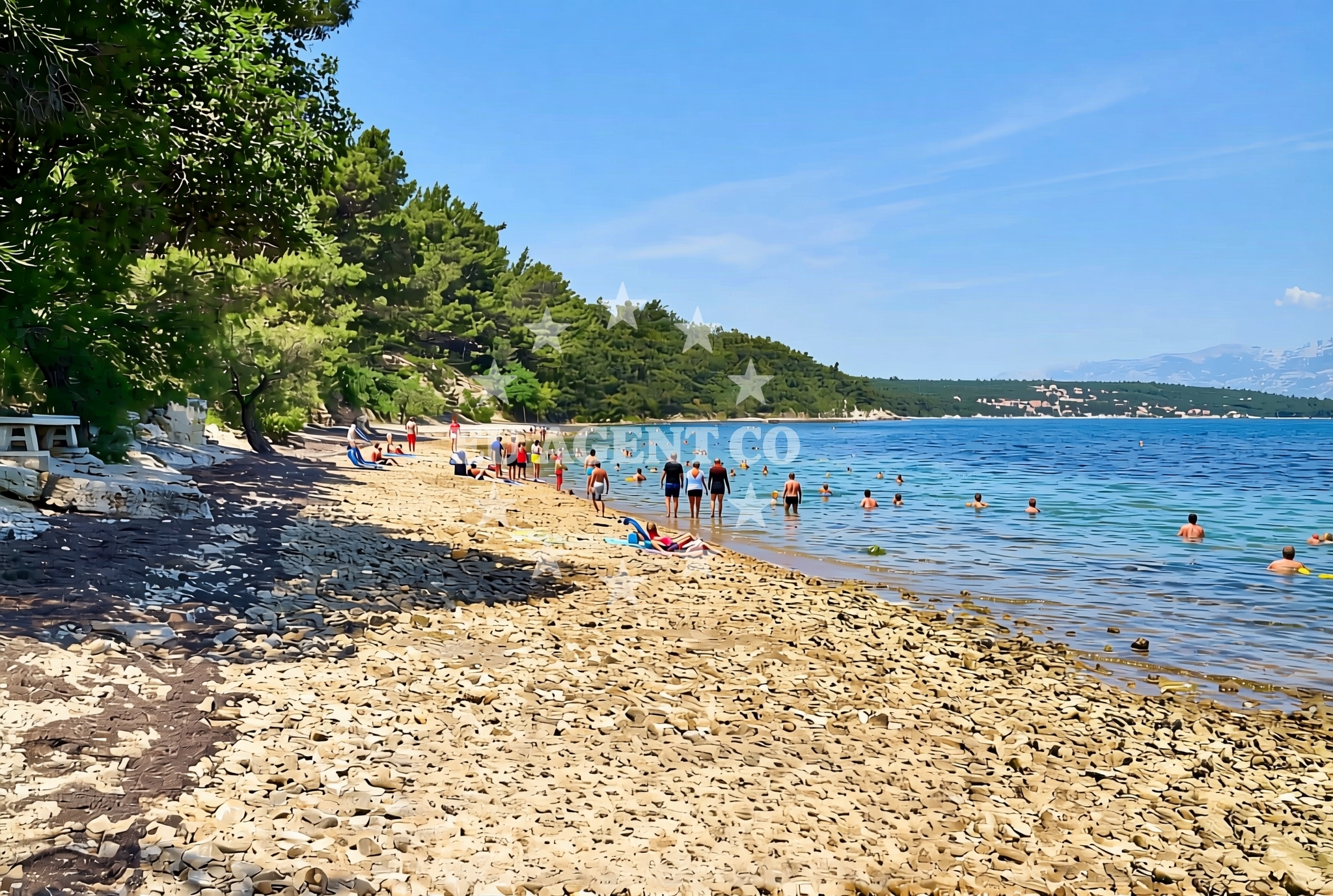 Additional view of Donji Karin istok, Donji Karin Beach in Donji Karin istok