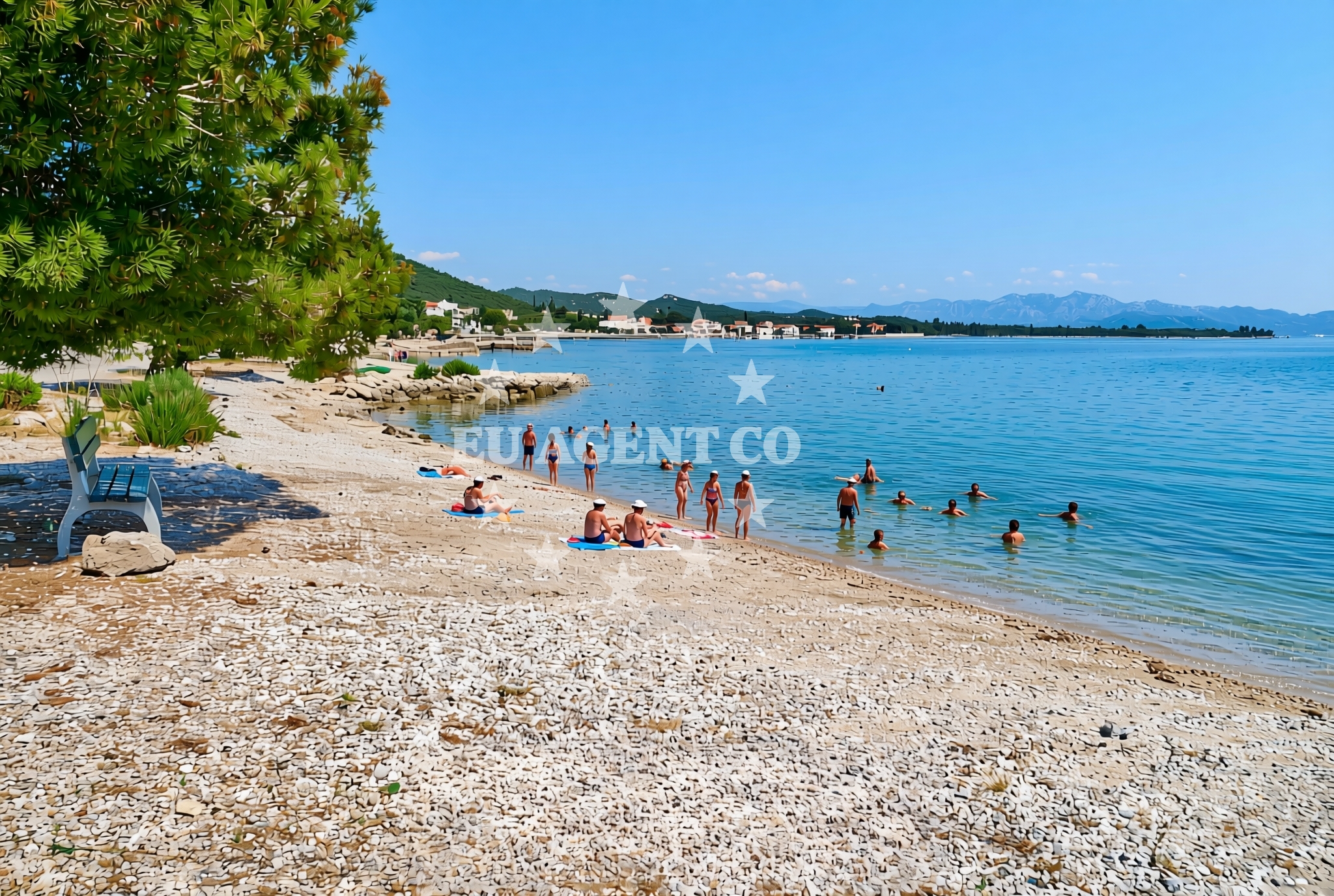 Additional view of Drace beach in Bratkovice l 14A , Drače