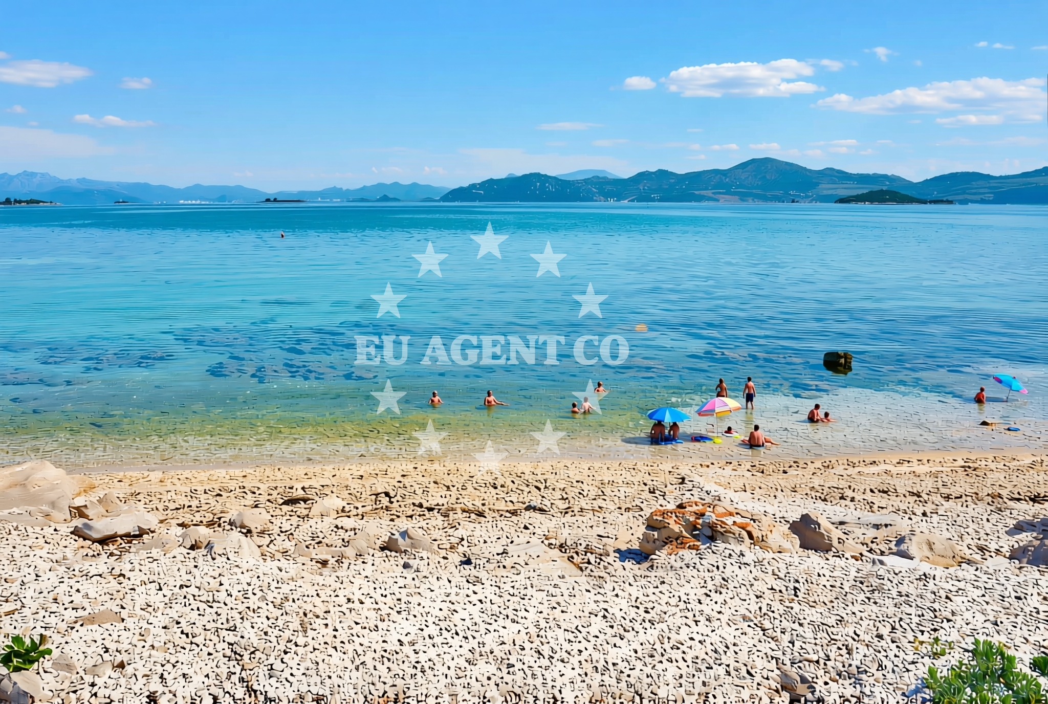 Sea and coastal view of Drače: beaches and coves (7) in Drače