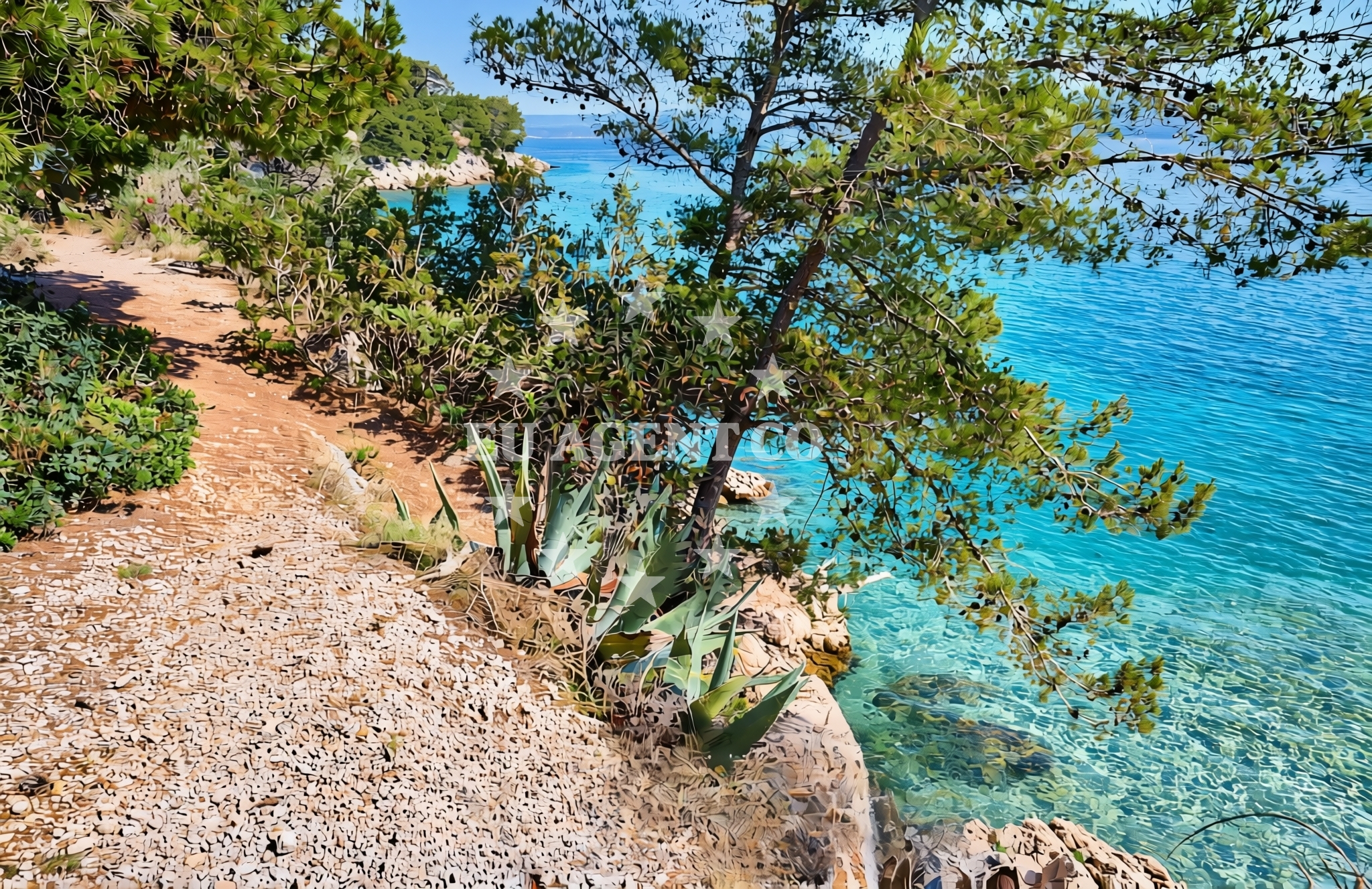 Additional view of Draceva bay in Nereziska 3a 0, Nerežišća
