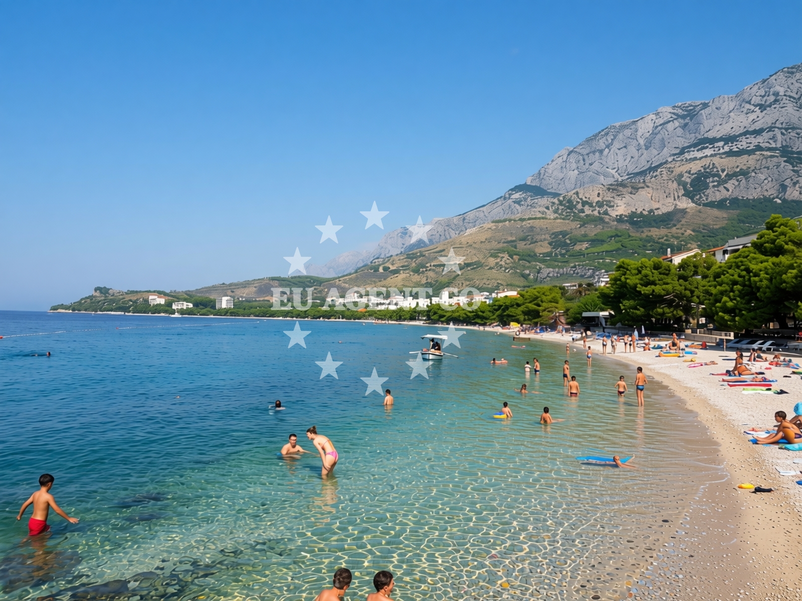Additional view of Dracevac Beach in 39 Kamena, Tučepi