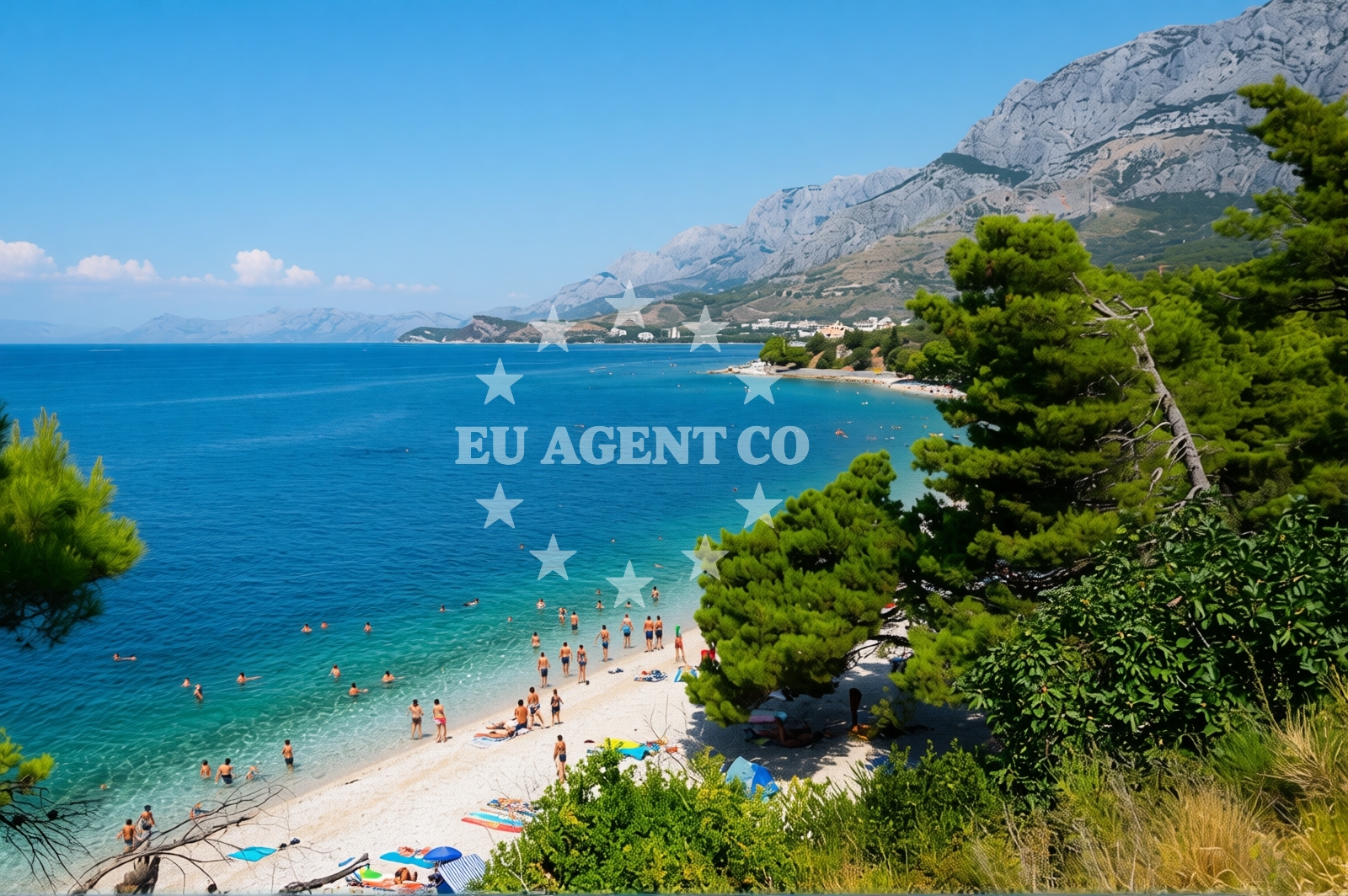 Additional view of Dracevac Beach in 39 Kamena, Tučepi