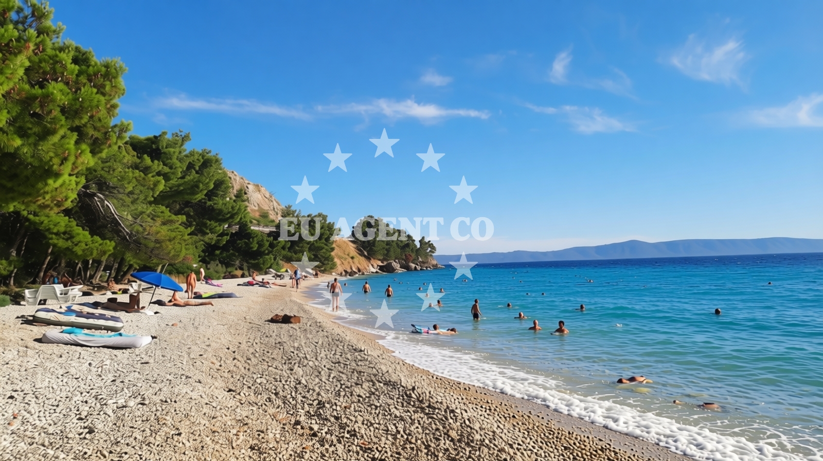 Additional view of Dracevac Beach in 39 Kamena, Tučepi