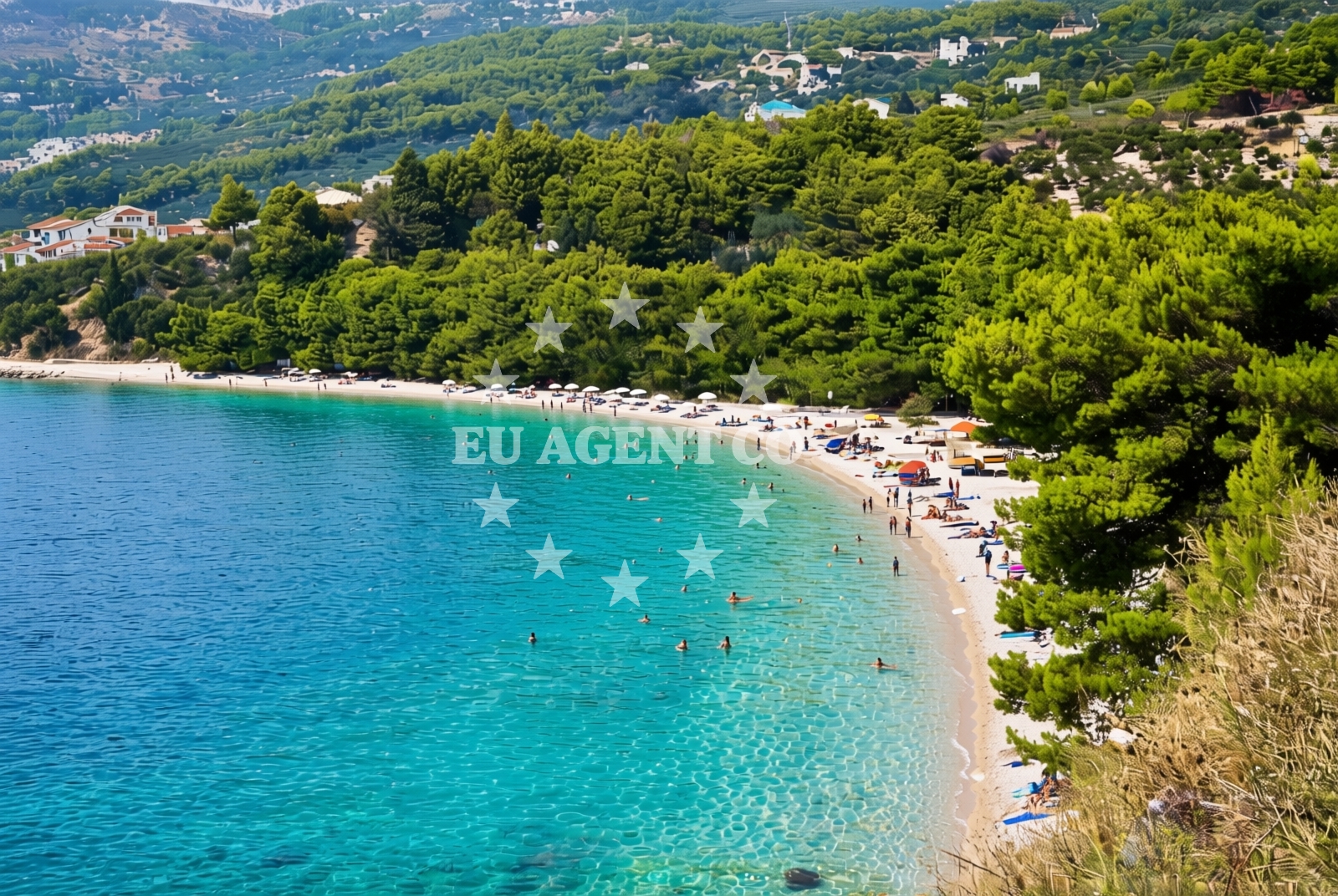 Additional view of Dracevac Beach in 39 Kamena, Tučepi