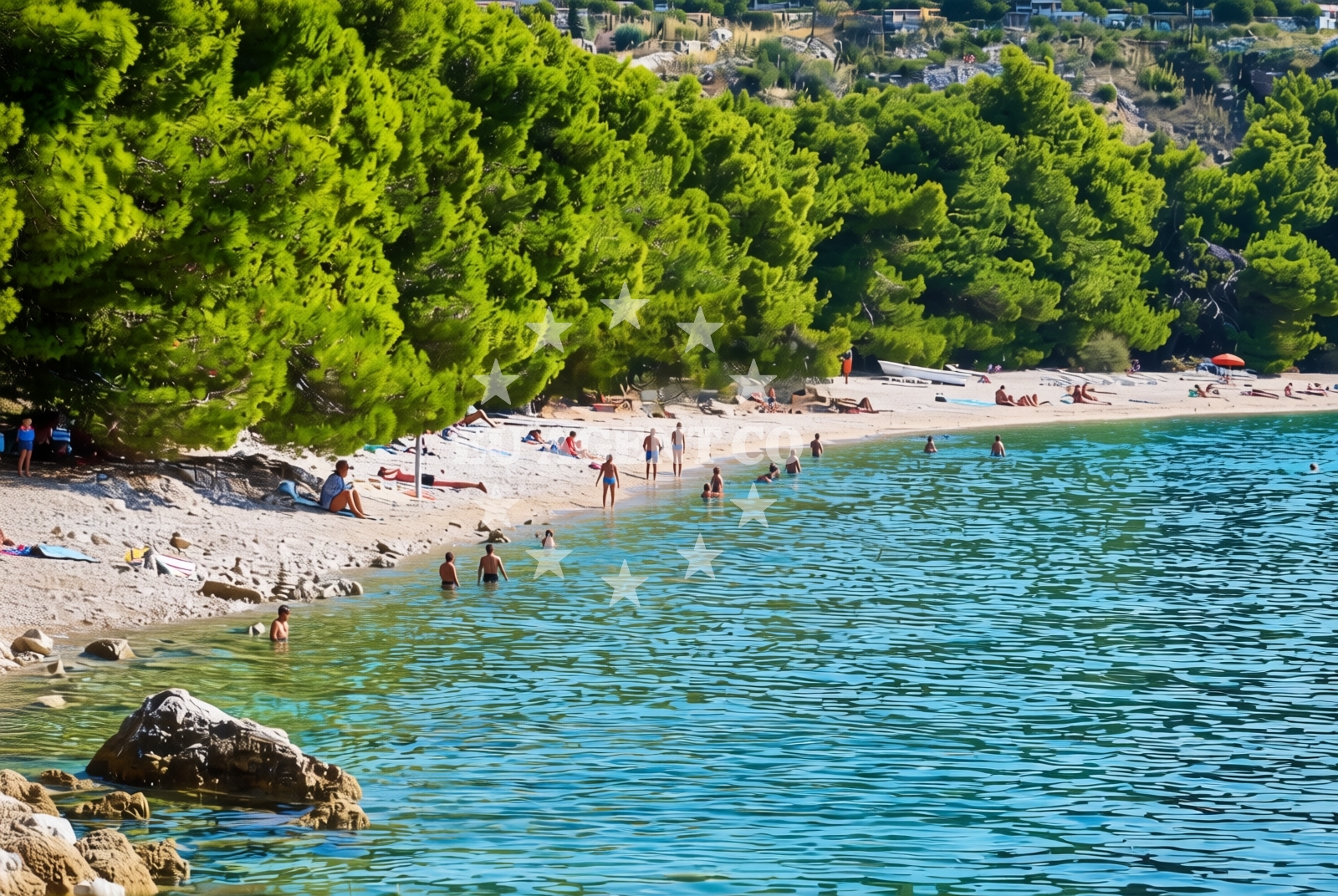Additional view of Dracevac Beach in 39 Kamena, Tučepi