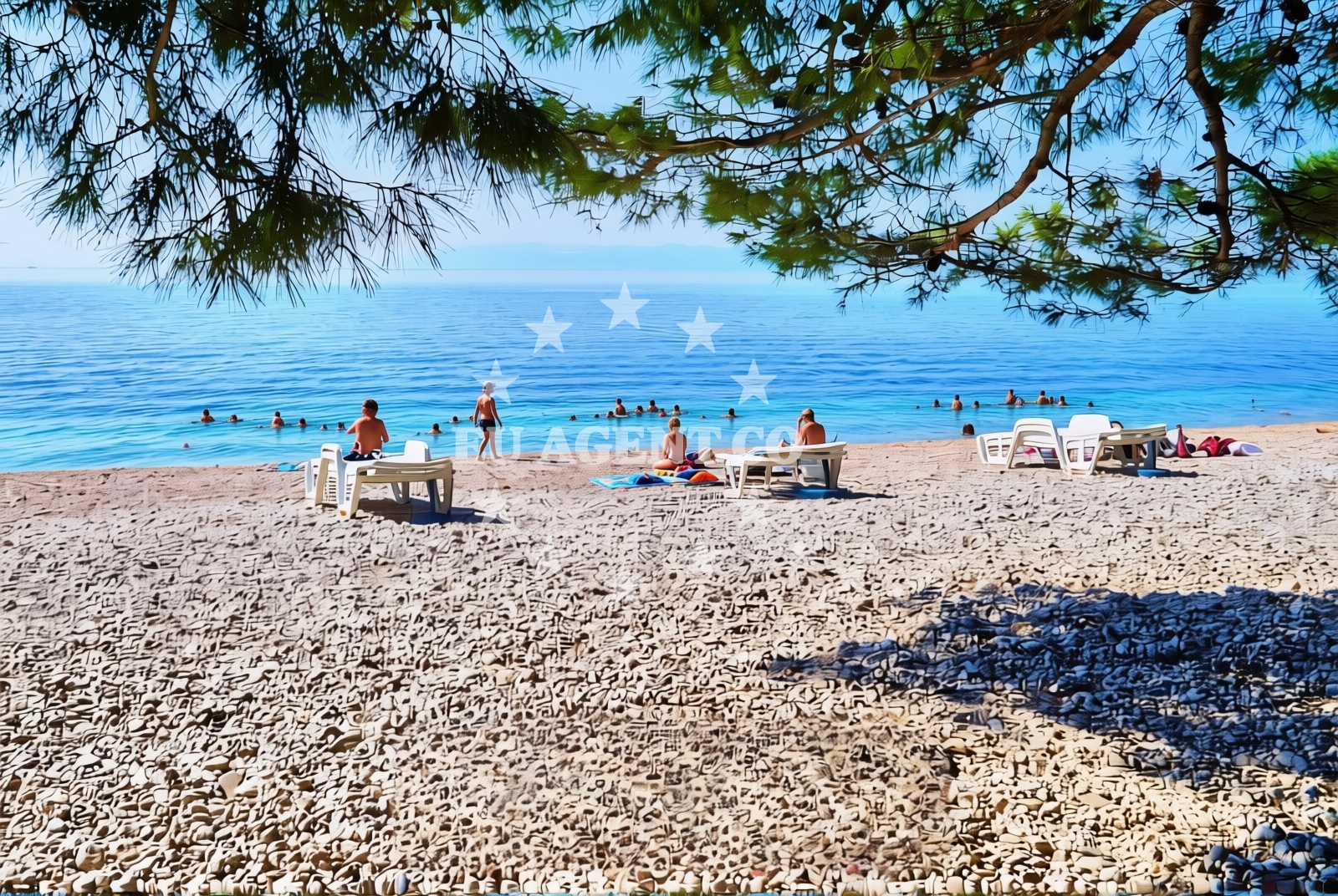Additional view of Dracevac Beach in 39 Kamena, Tučepi