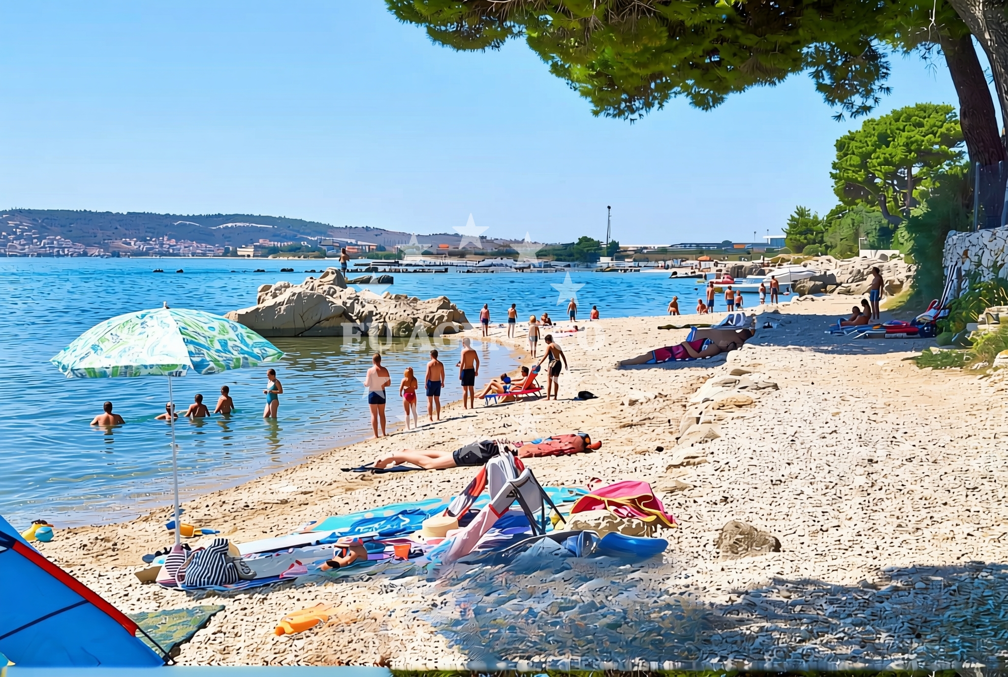 Additional view of Dračić, Kaštel Štafilić Beach in Dračić