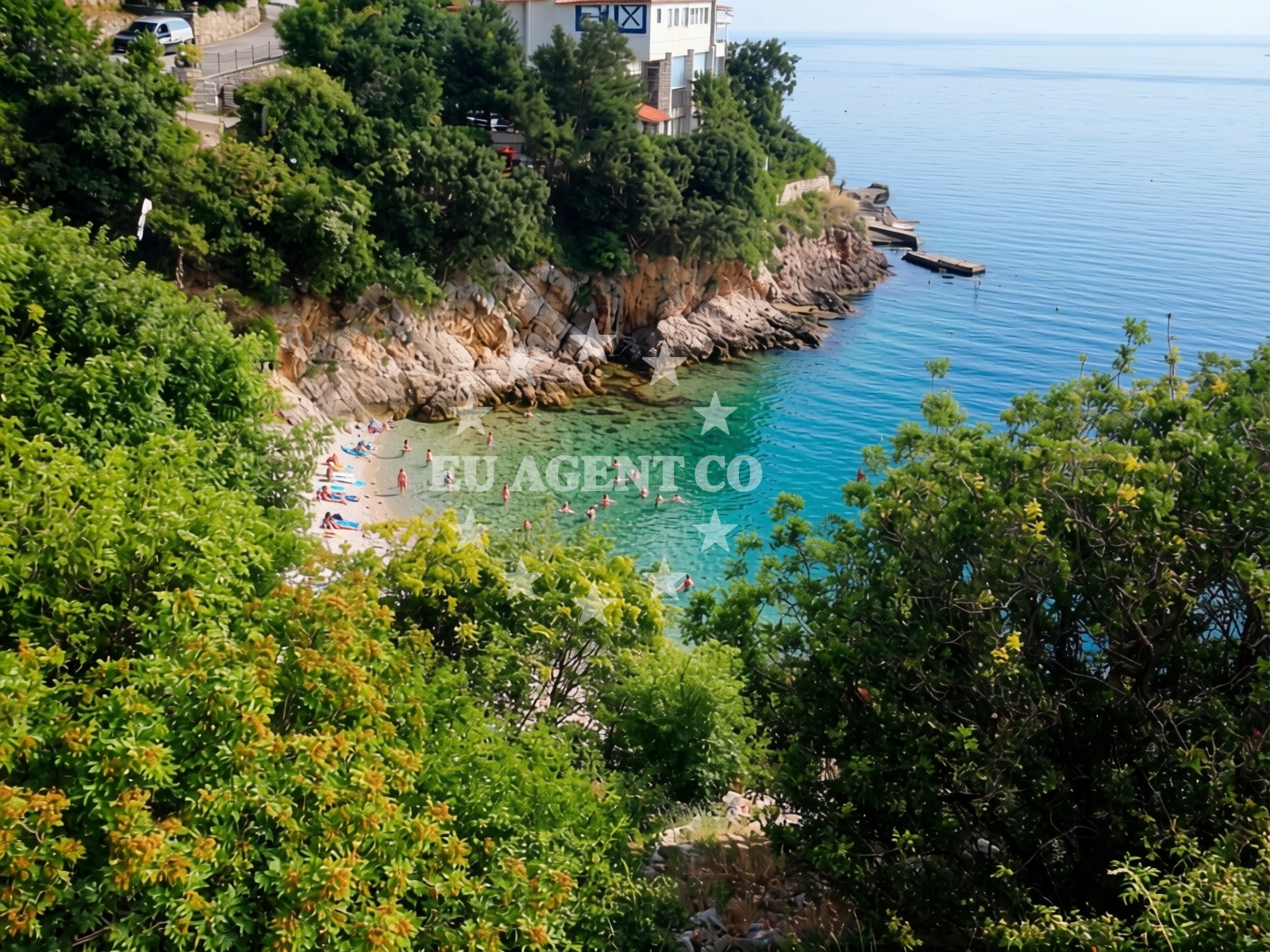 Additional view of Draga beach in Nikole Jurisica 50 Apartman 2, Senj