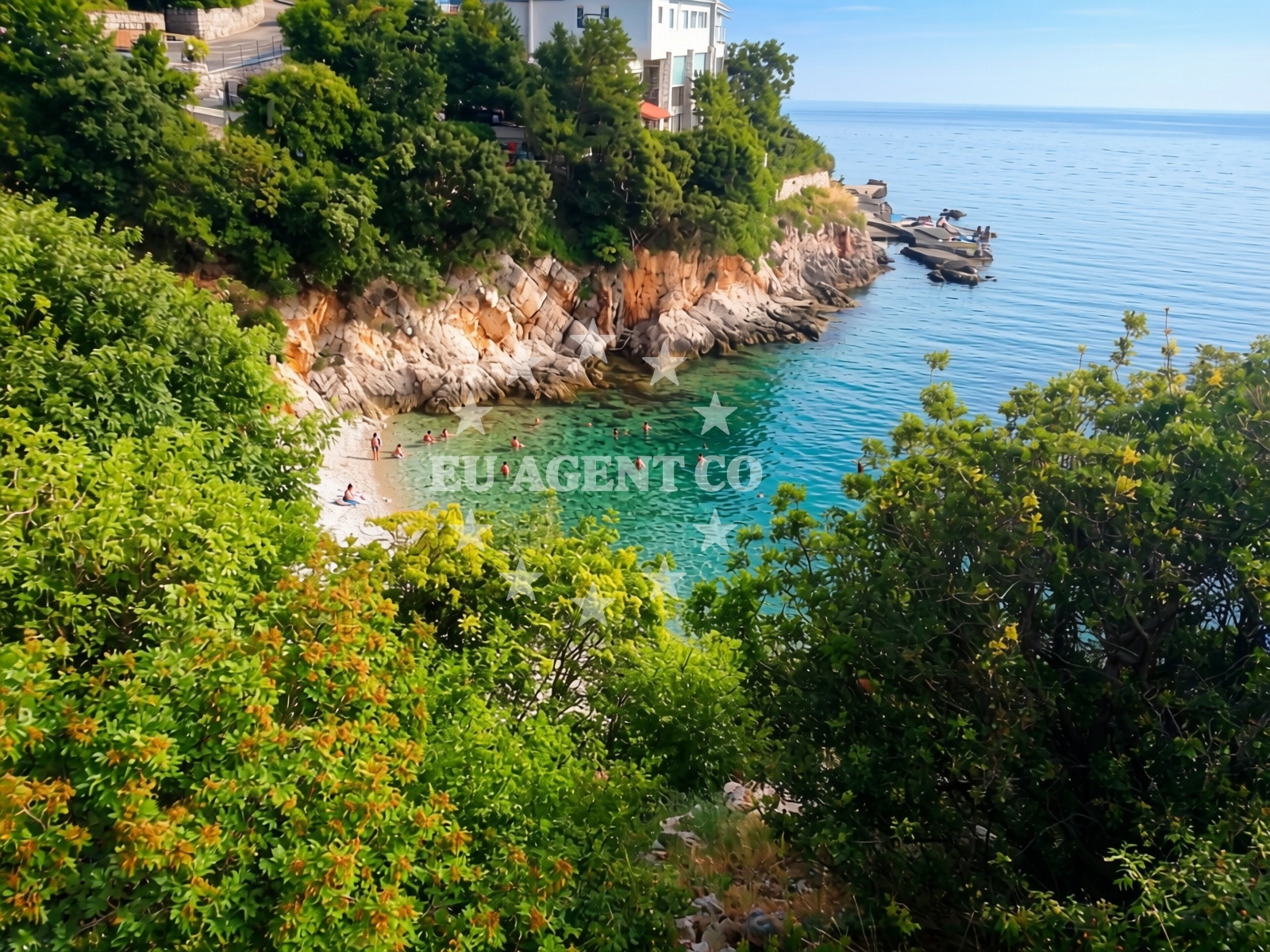 Additional view of Draga beach in Nikole Jurisica 50 Apartman 2, Senj