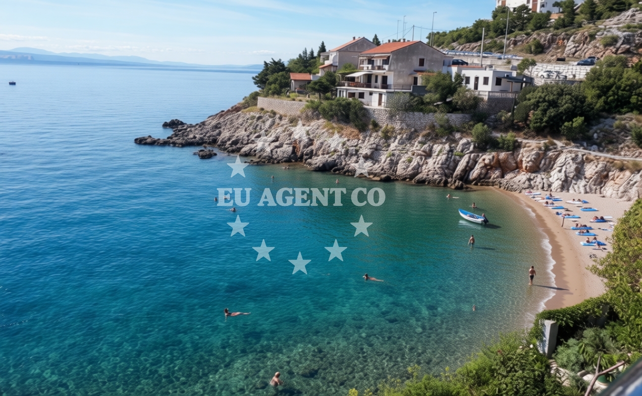Additional view of Draga beach in Nikole Jurisica 50 Apartman 2, Senj