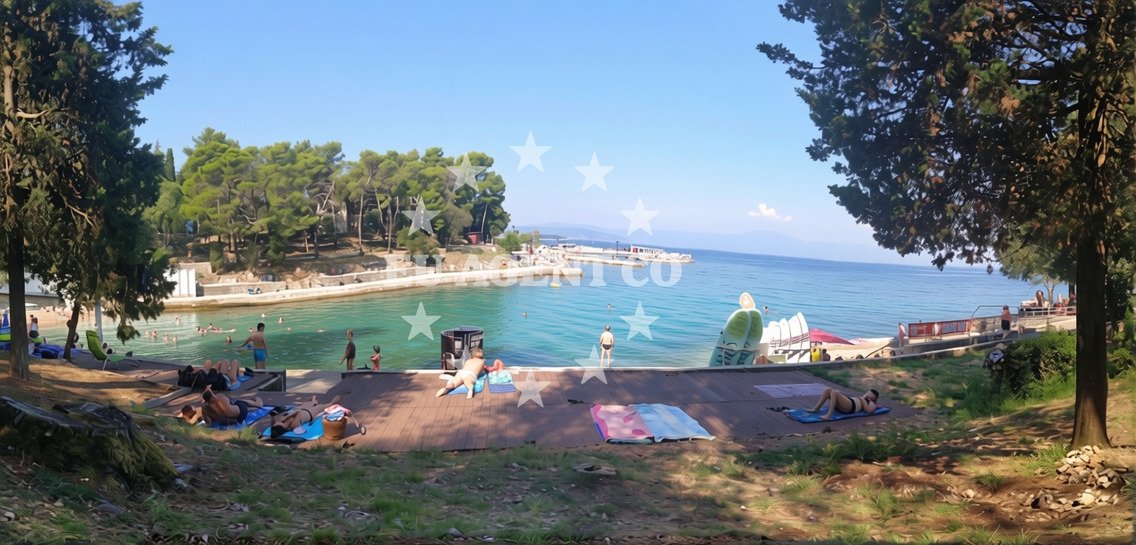 Additional view of Draga beach in Dubašljanska 46, Malinska
