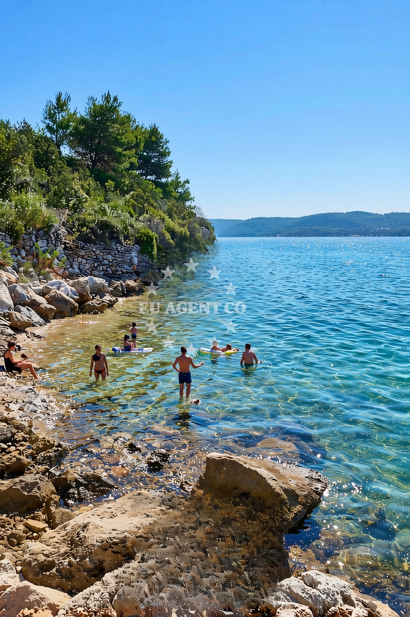 Additional view of Draga, Zverinac (Zverinac) Beach in Draga