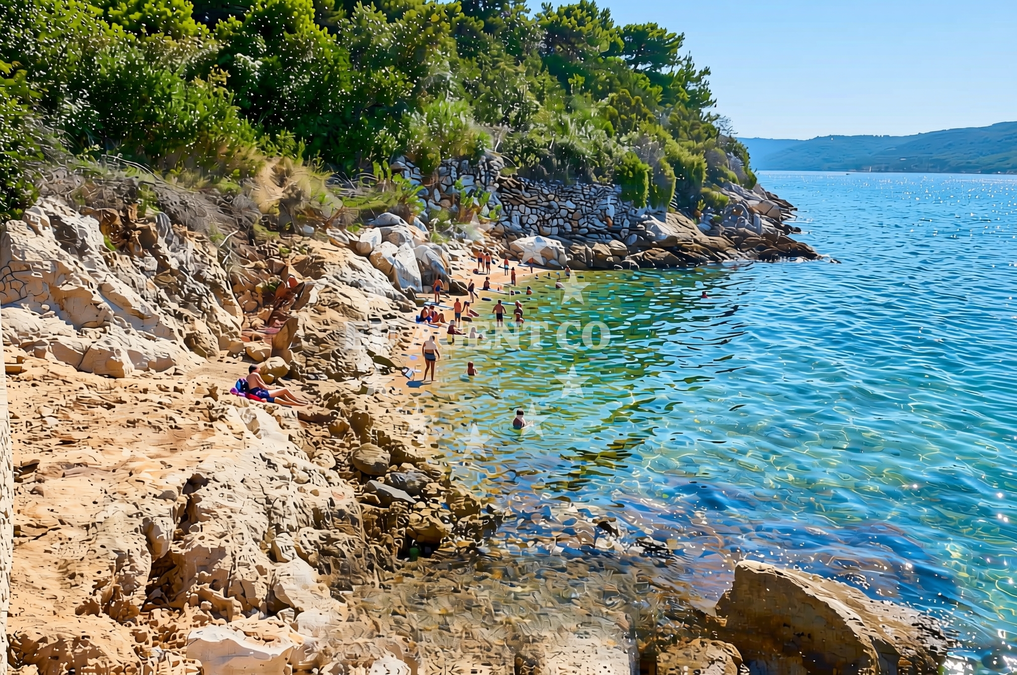 Additional view of Draga, Zverinac (Zverinac) Beach in Draga