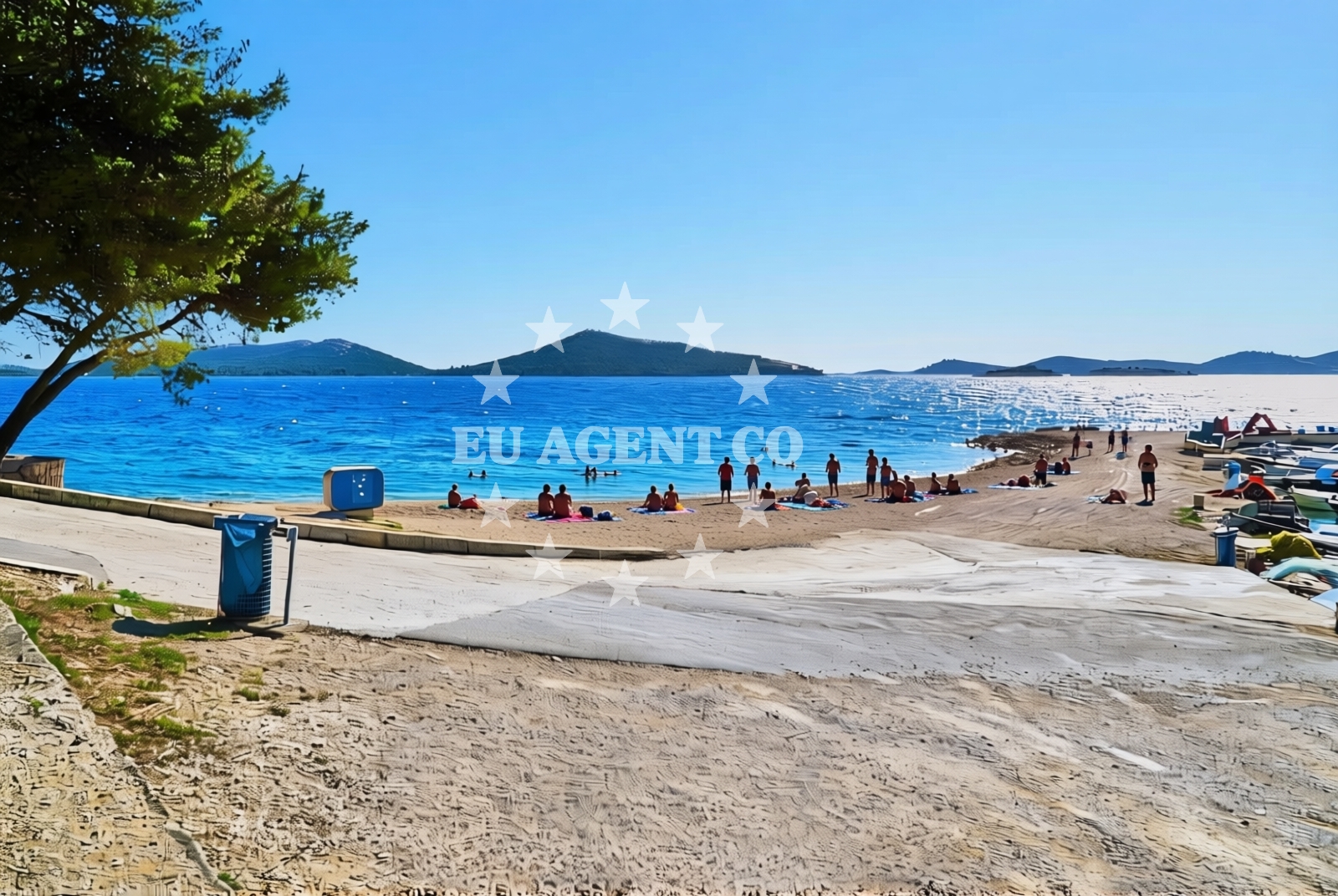 Beach facilities and surroundings at Drage (Pakoštane): beaches and coves (7) in Drage (Pakoštane)
