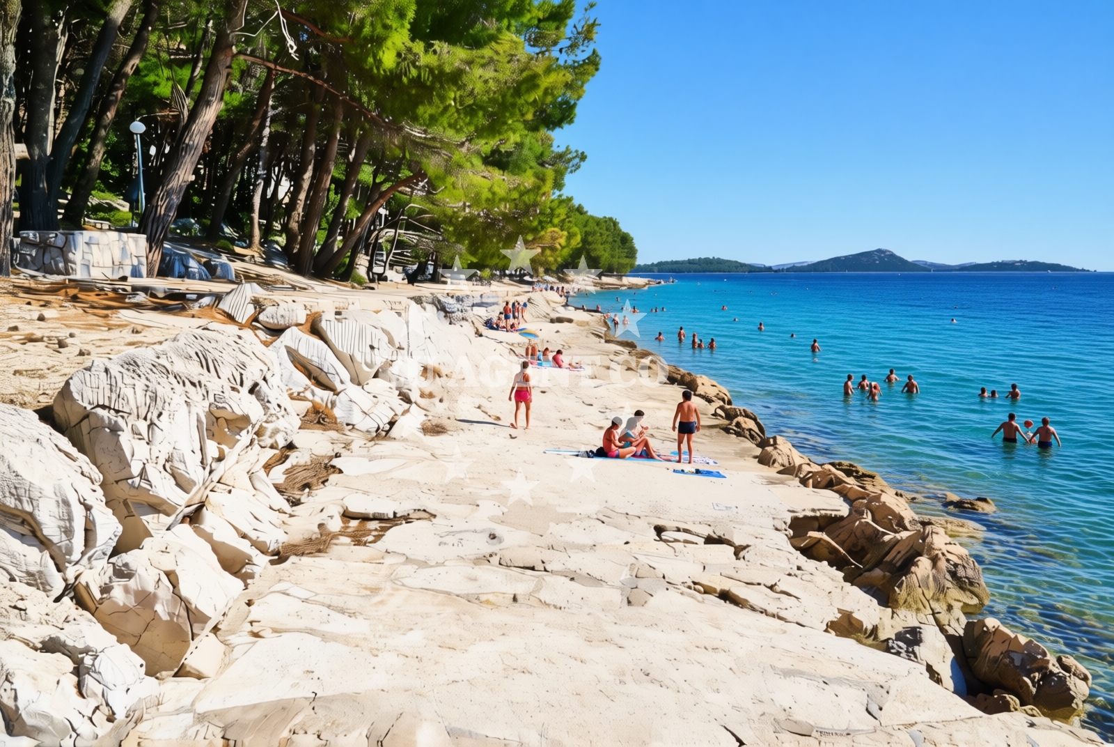 Additional view of Drage (Pakoštane): beaches and coves (7) in Drage (Pakoštane)