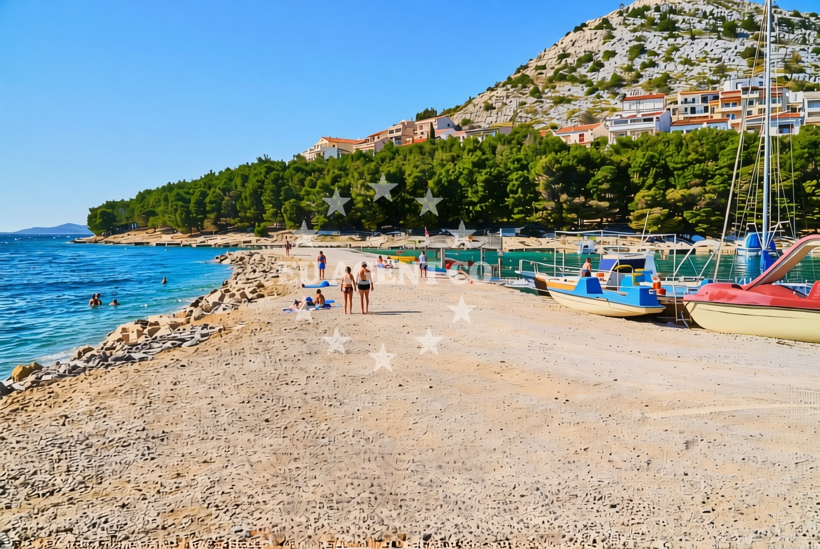 Additional view of Drage (Pakoštane): beaches and coves (7) in Drage (Pakoštane)