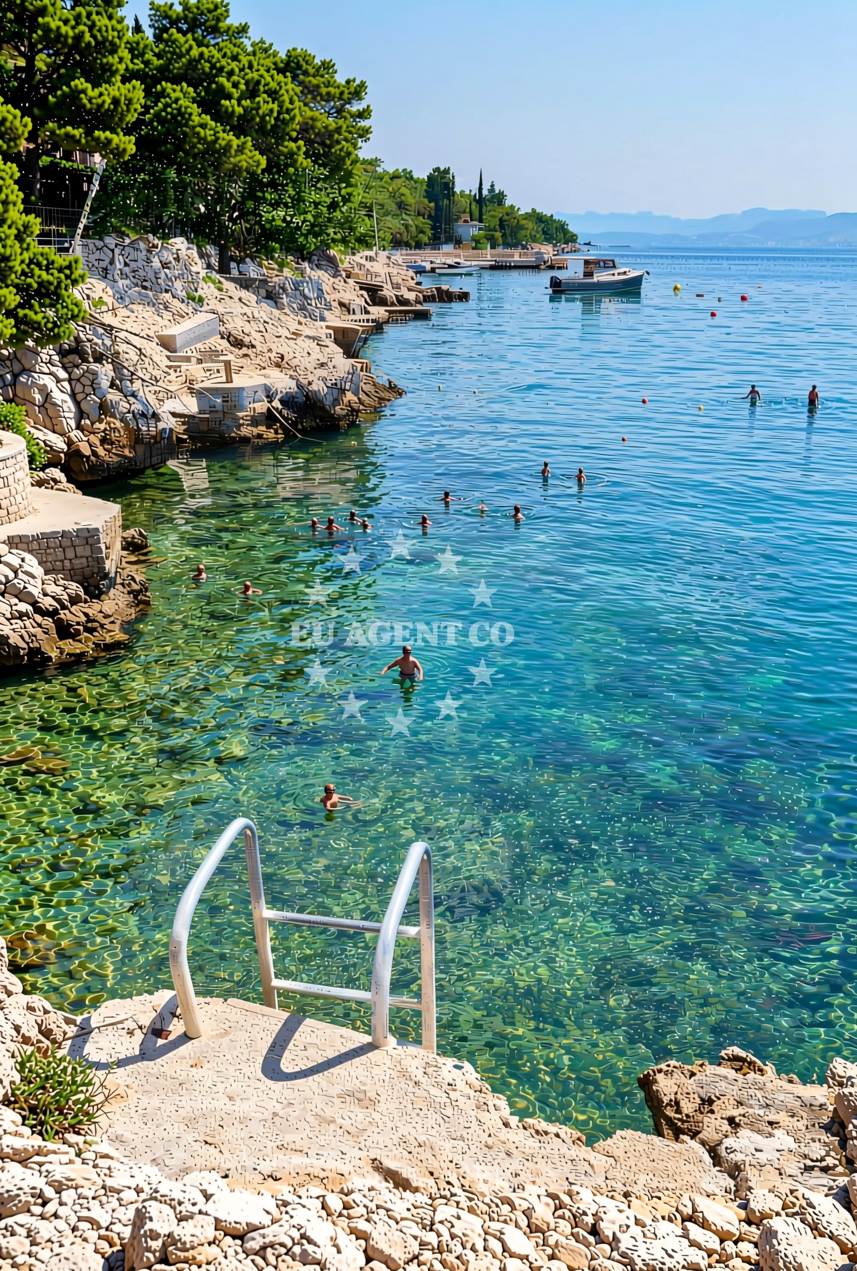 Beach facilities and surroundings at Dramalj: beaches and coves (5) in Dramalj