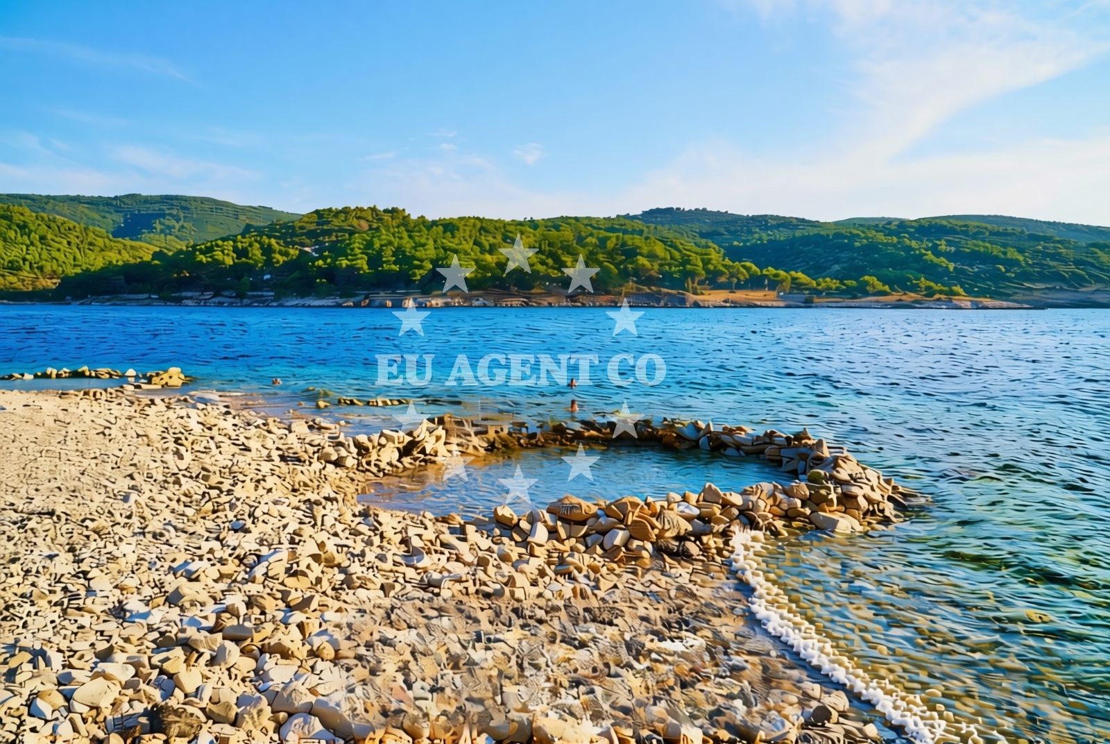 Additional view of Dramotinj beach in , Povlja