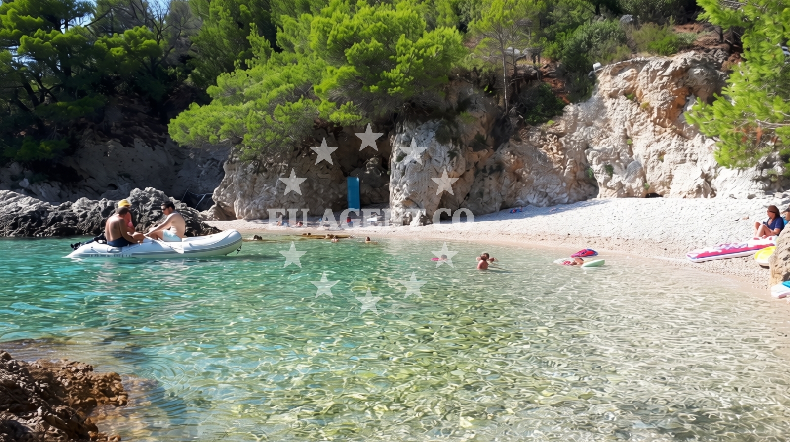 Additional view of Drance beach in , Žuljana