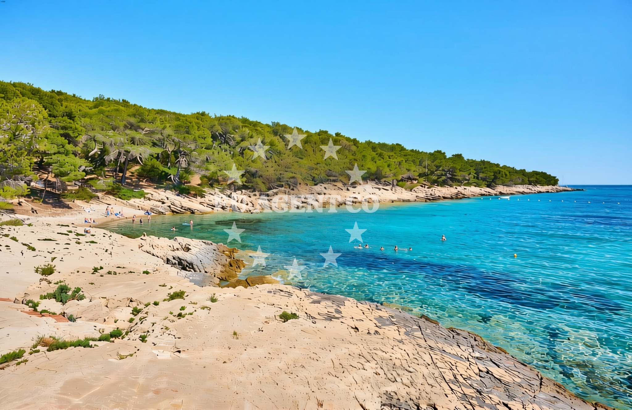 Additional view of Draževica istok, Žirje (Žirje) Beach in Draževica istok