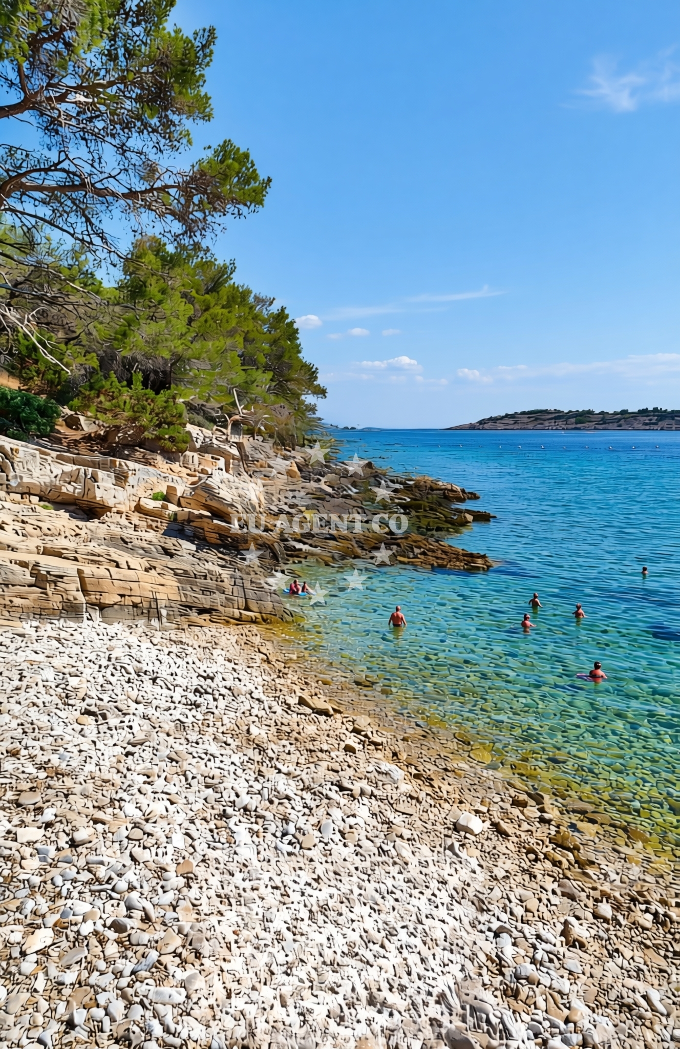 Additional view of Draževica istok, Žirje (Žirje) Beach in Draževica istok
