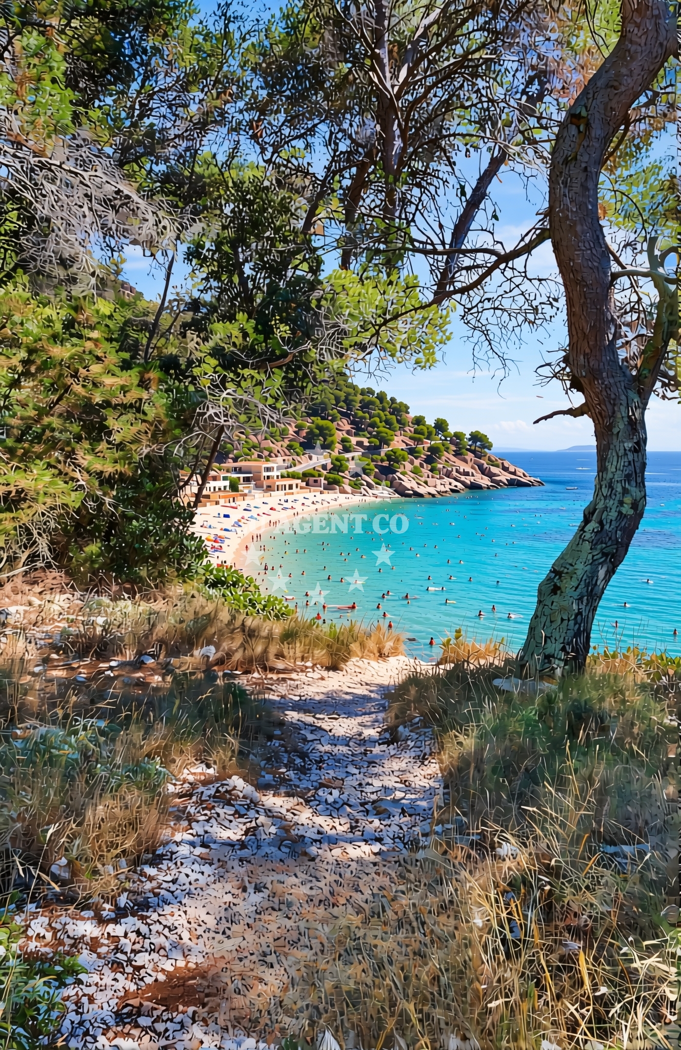 Additional view of Draževica istok, Žirje (Žirje) Beach in Draževica istok