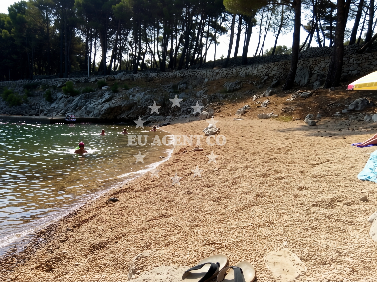 Additional view of Drazica beach in Melin III 13, Cres