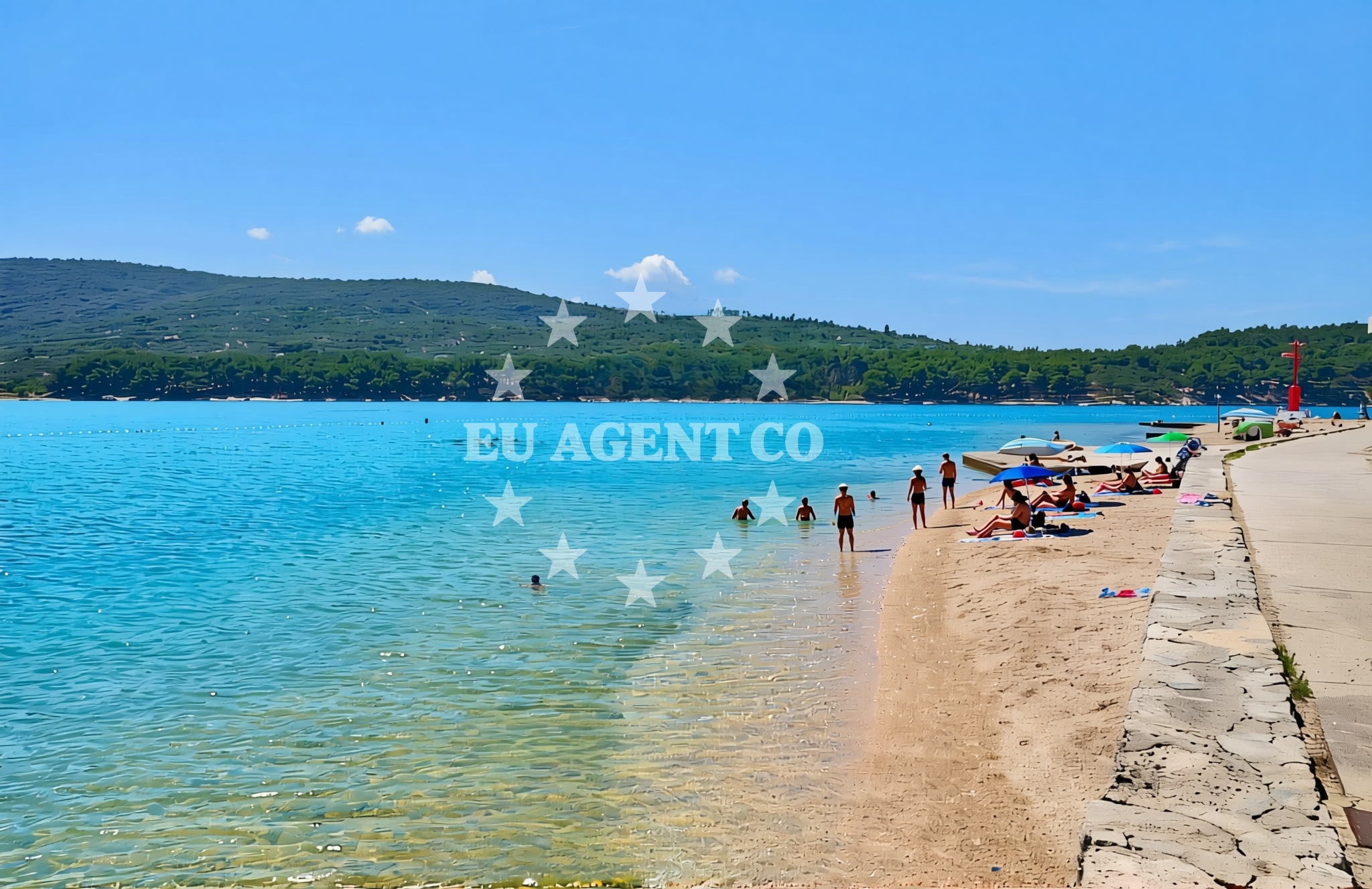 Additional view of Drazica beach in Melin III 13, Cres