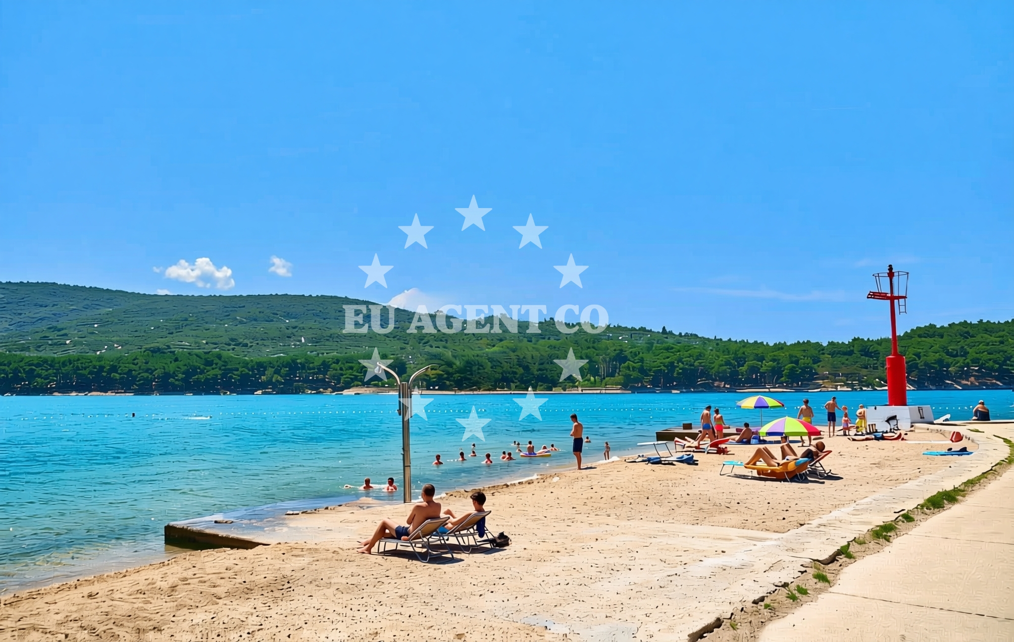 Additional view of Drazica beach in Melin III 13, Cres