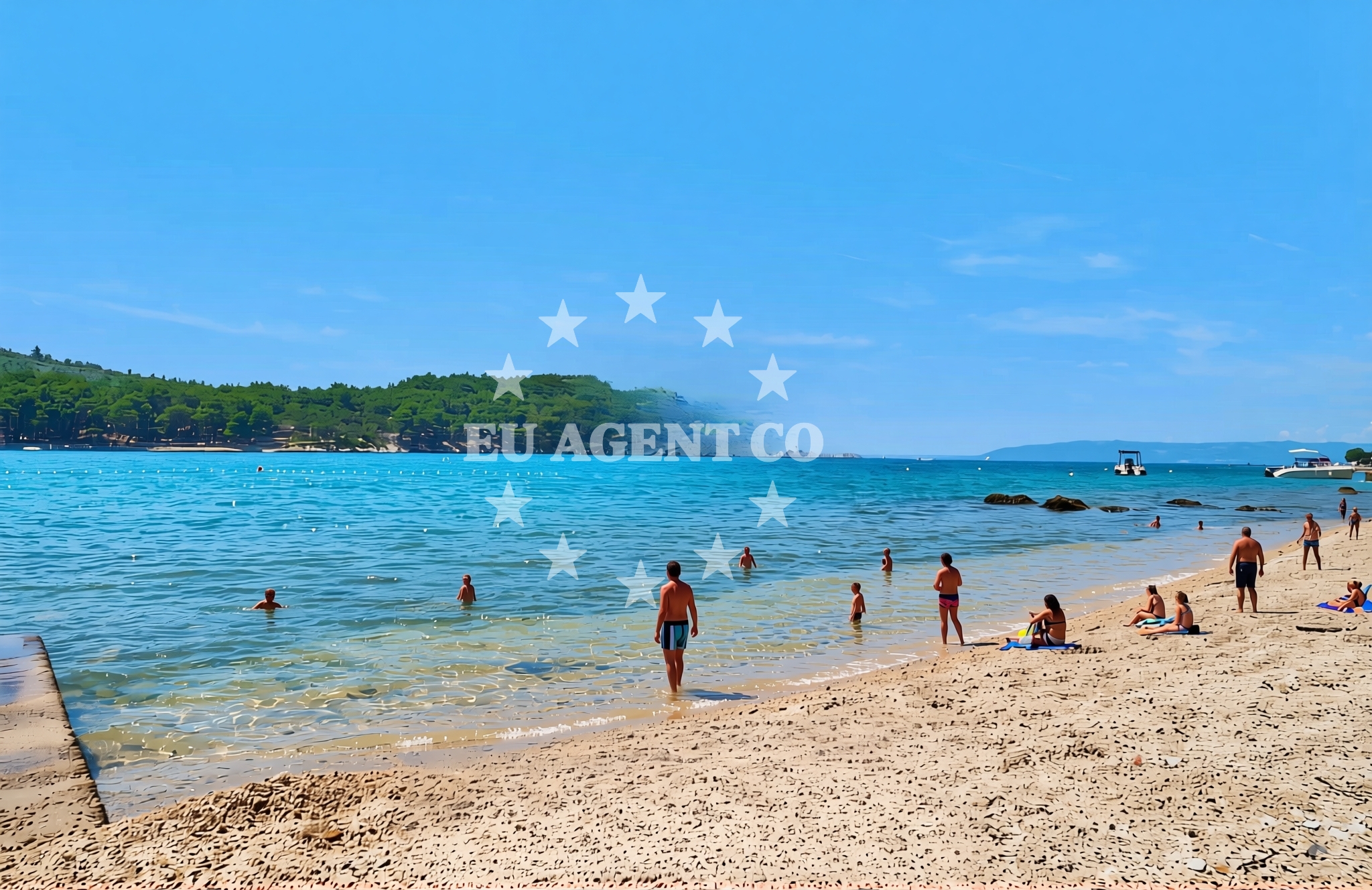 Additional view of Drazica beach in Melin III 13, Cres