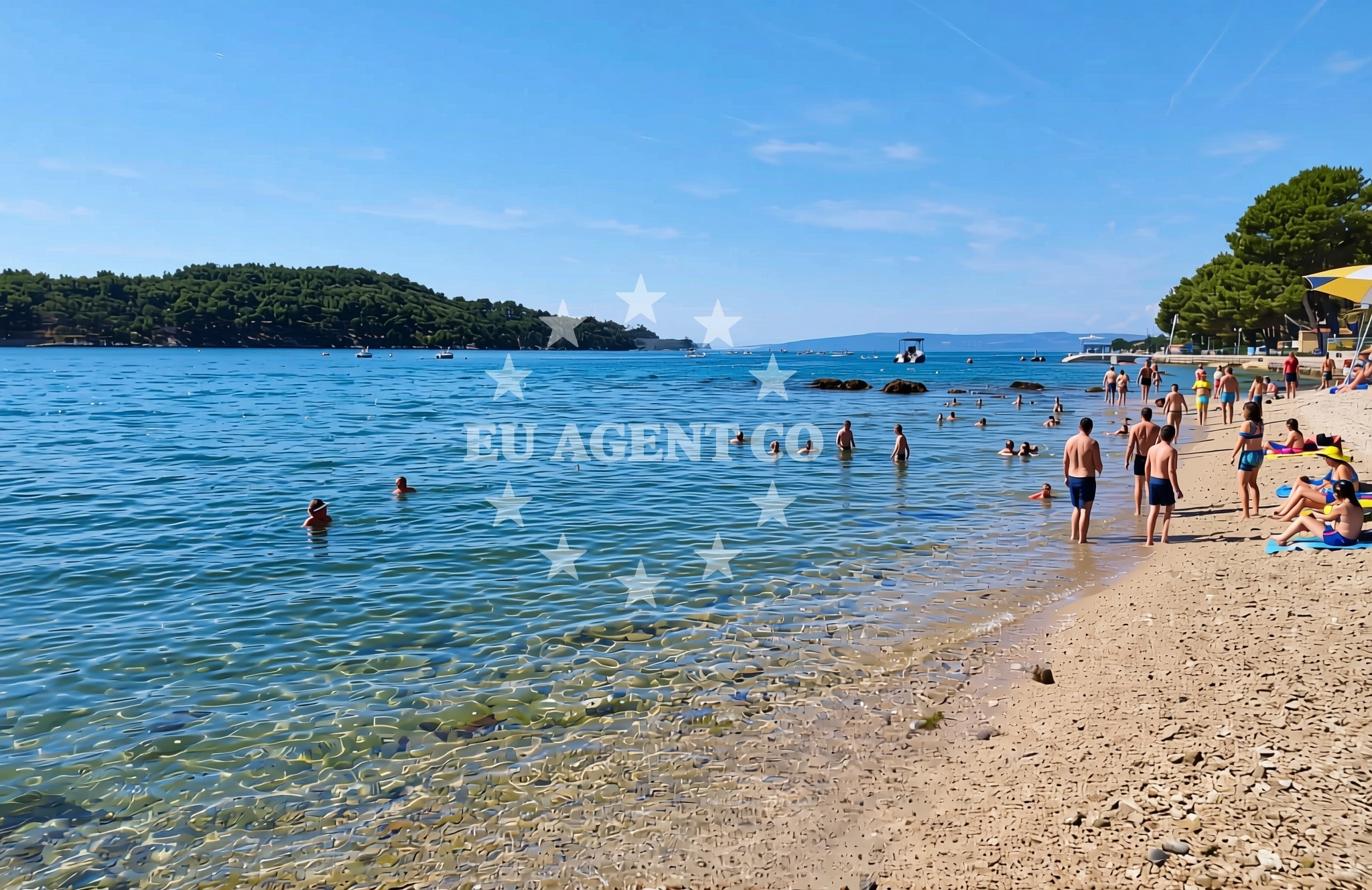 Additional view of Drazica beach in Melin III 13, Cres