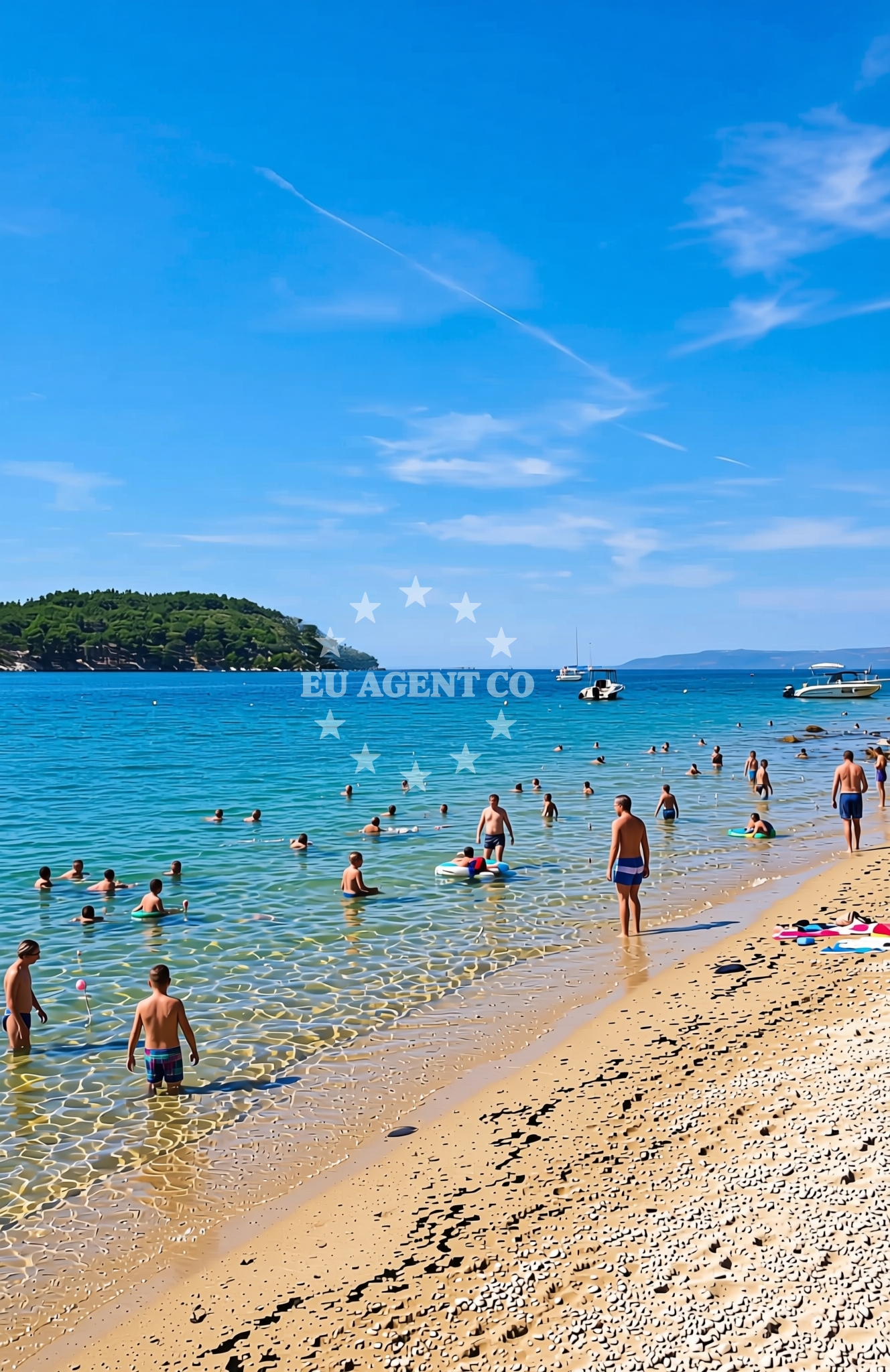 Additional view of Drazica beach in Melin III 13, Cres