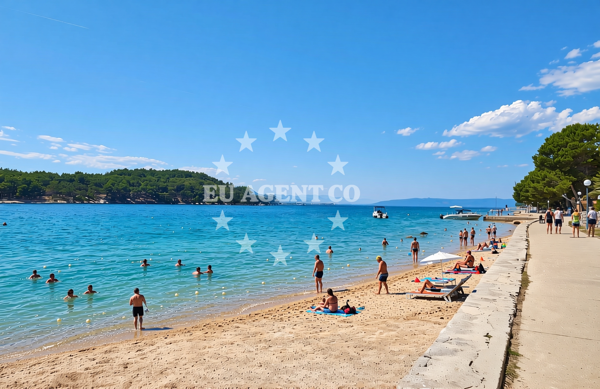 Additional view of Drazica beach in Melin III 13, Cres