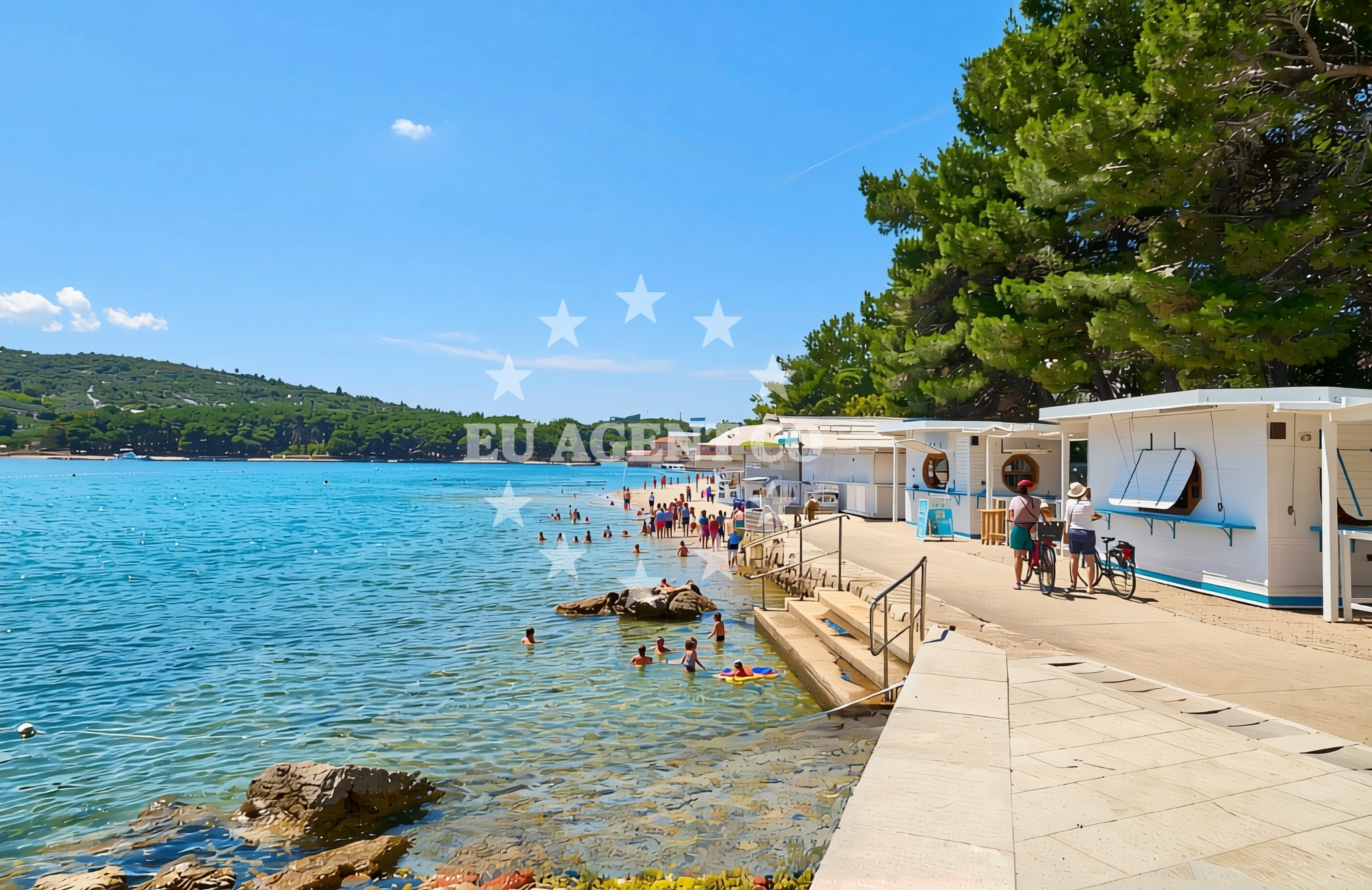 Additional view of Drazica beach in Melin III 13, Cres