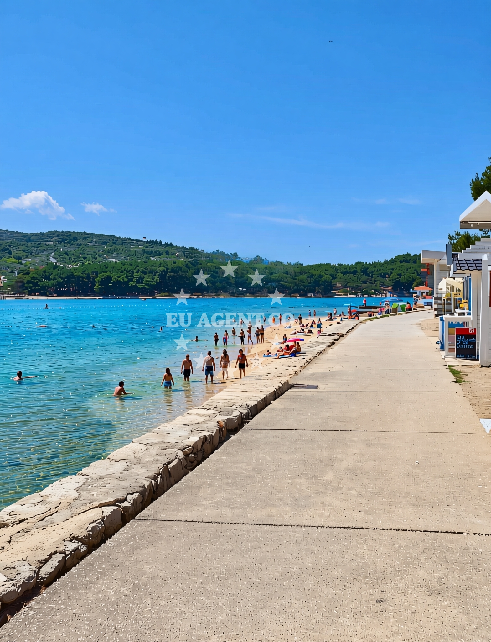 Additional view of Drazica beach in Melin III 13, Cres