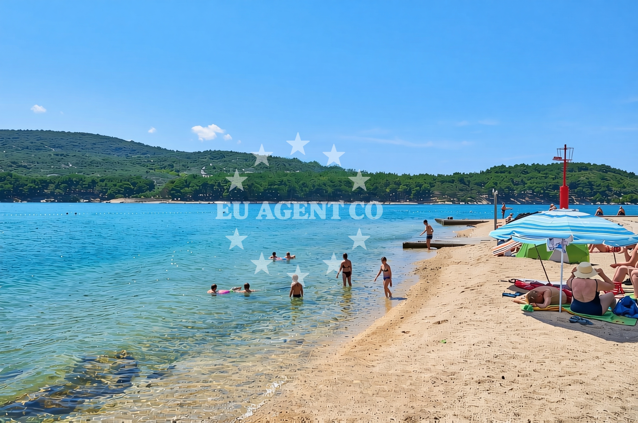Additional view of Drazica beach in Melin III 13, Cres