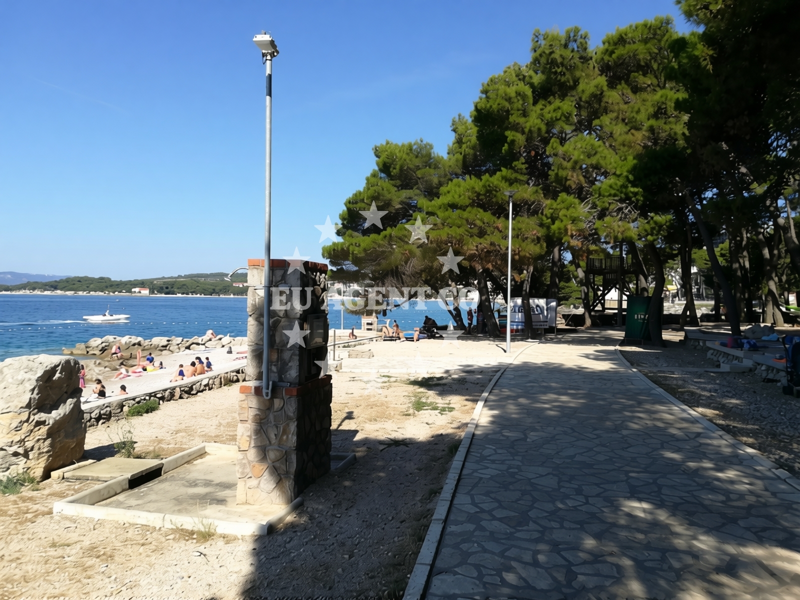 Additional view of Drazica beach in , Krk