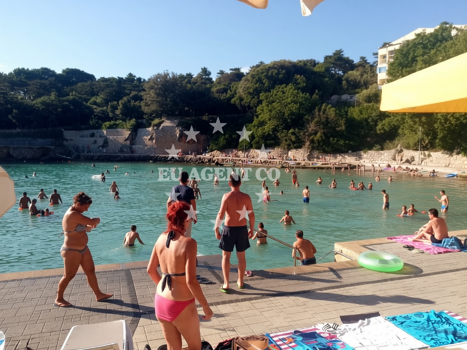 Additional view of Drazica beach in , Krk