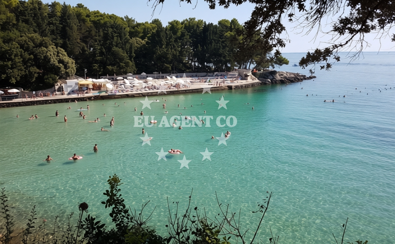 Additional view of Drazica beach in , Krk
