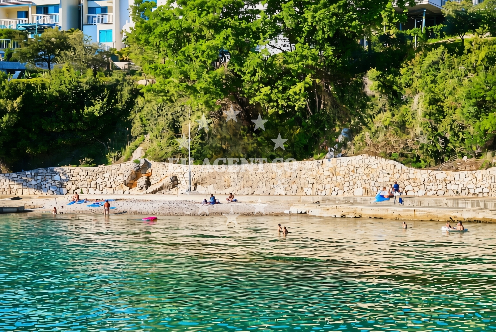Additional view of Drazica beach in , Krk