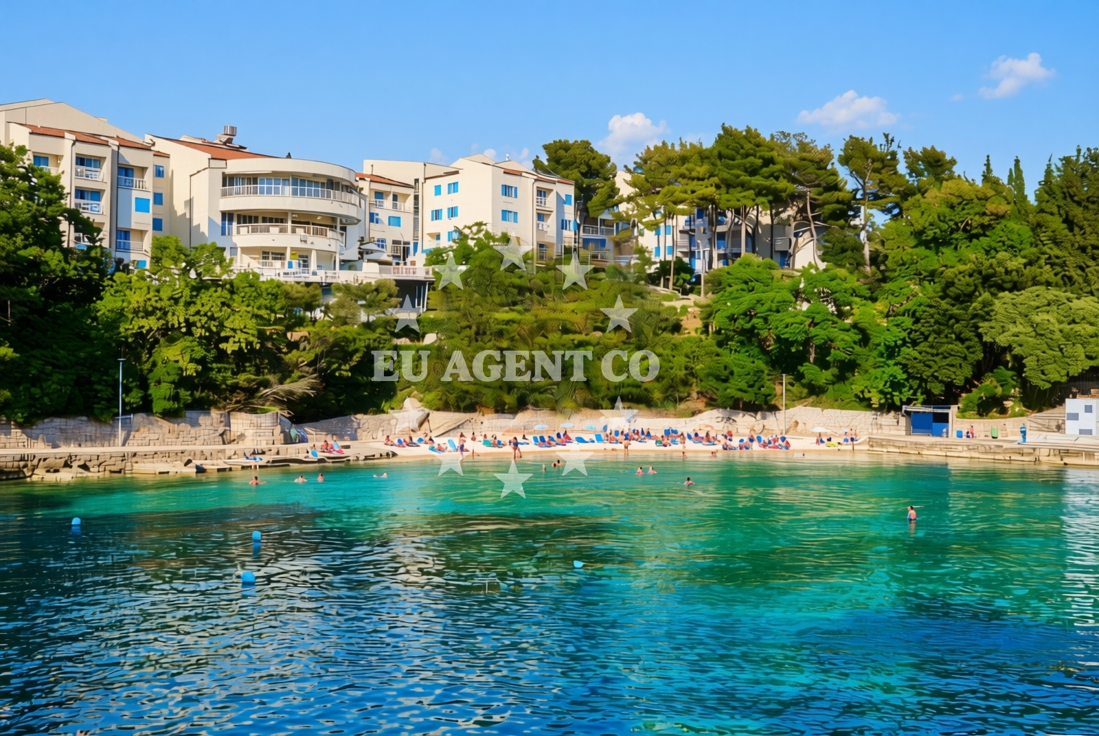 Additional view of Drazica beach in , Krk
