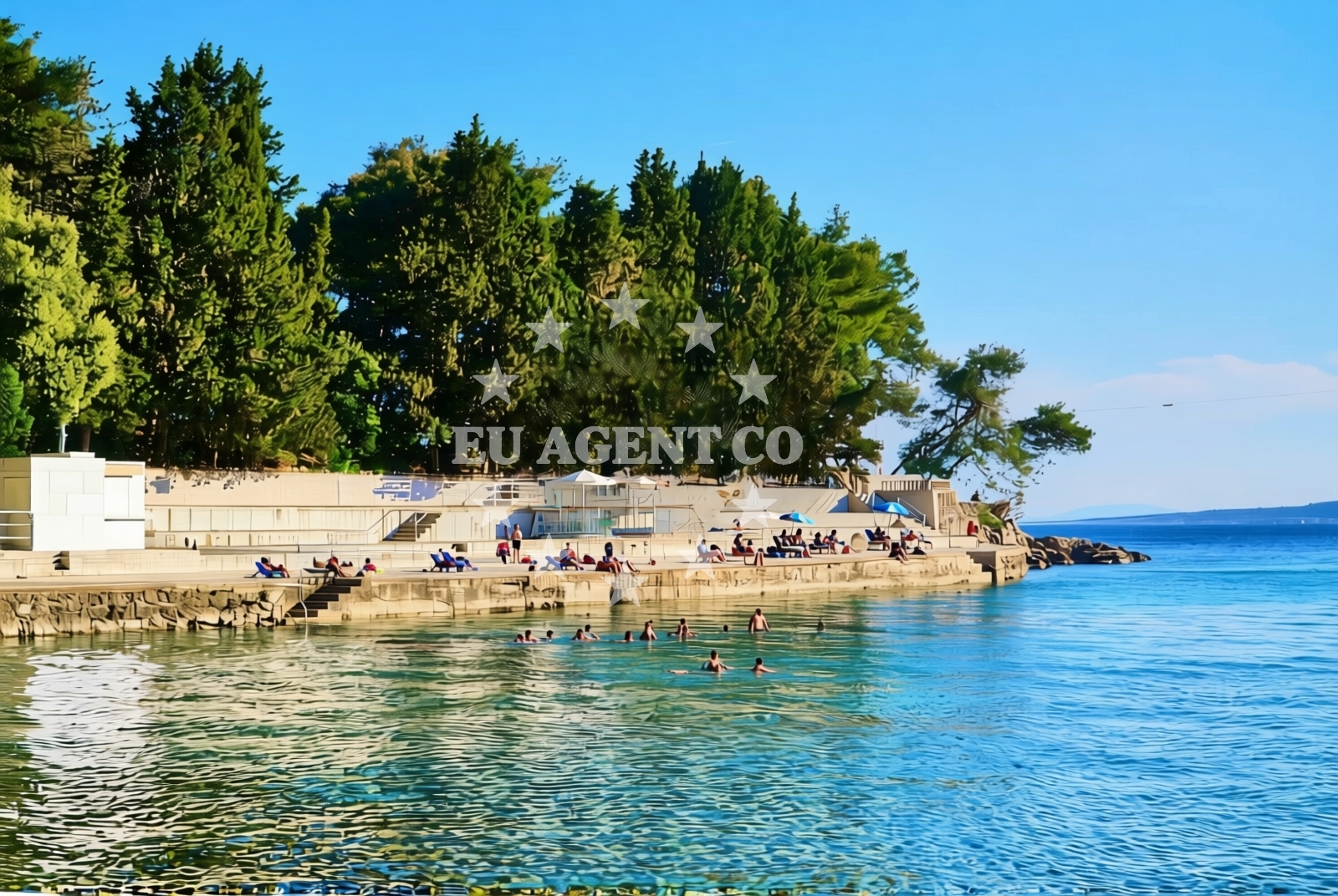 Additional view of Drazica beach in , Krk