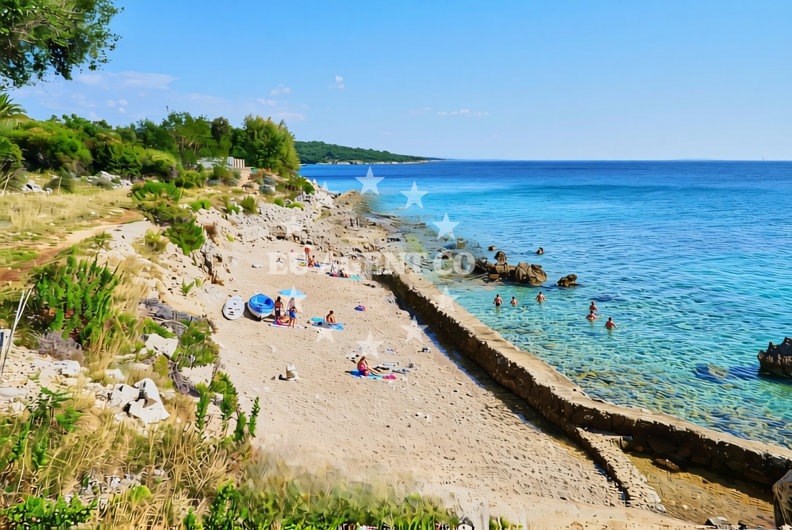 Additional view of Drazica beach 2 in Sonjevi Stani 30, Potočnica
