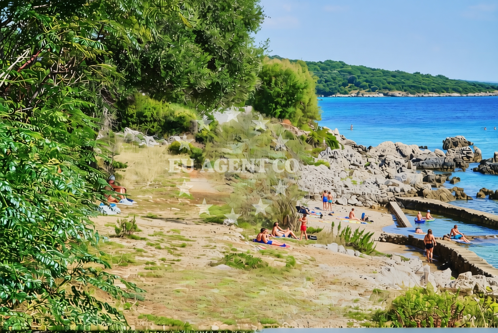 Additional view of Drazica beach 2 in Sonjevi Stani 30, Potočnica