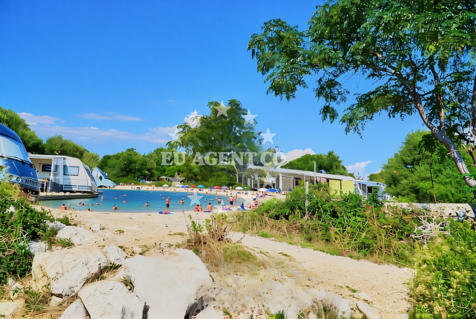 Additional view of Drazica beach 2 in Sonjevi Stani 30, Potočnica