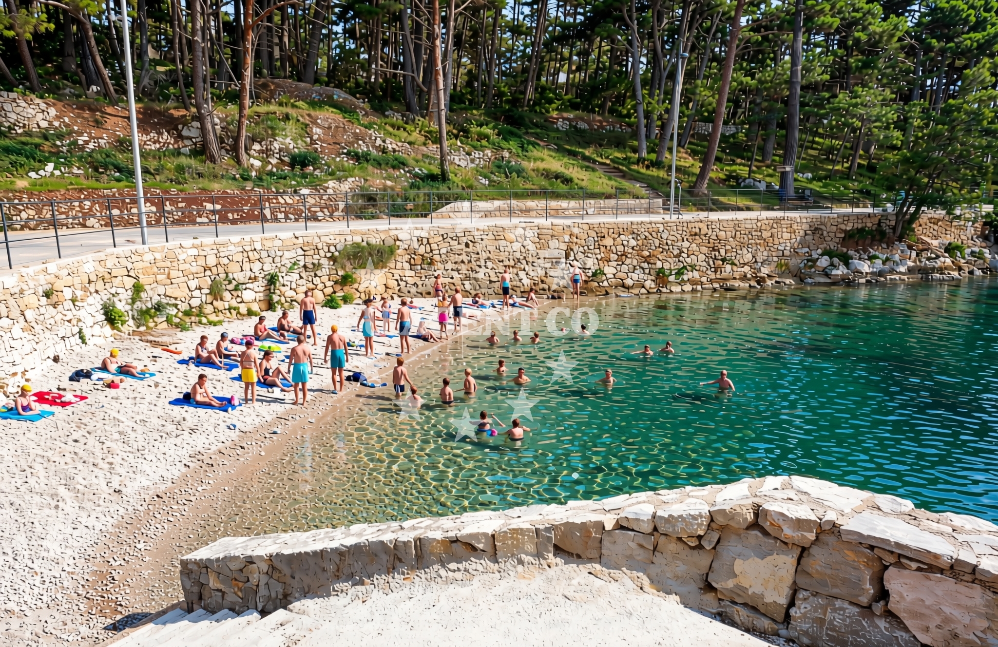 Additional view of Dražica jug, Mali Lošinj (Lošinj) Beach in Dražica jug