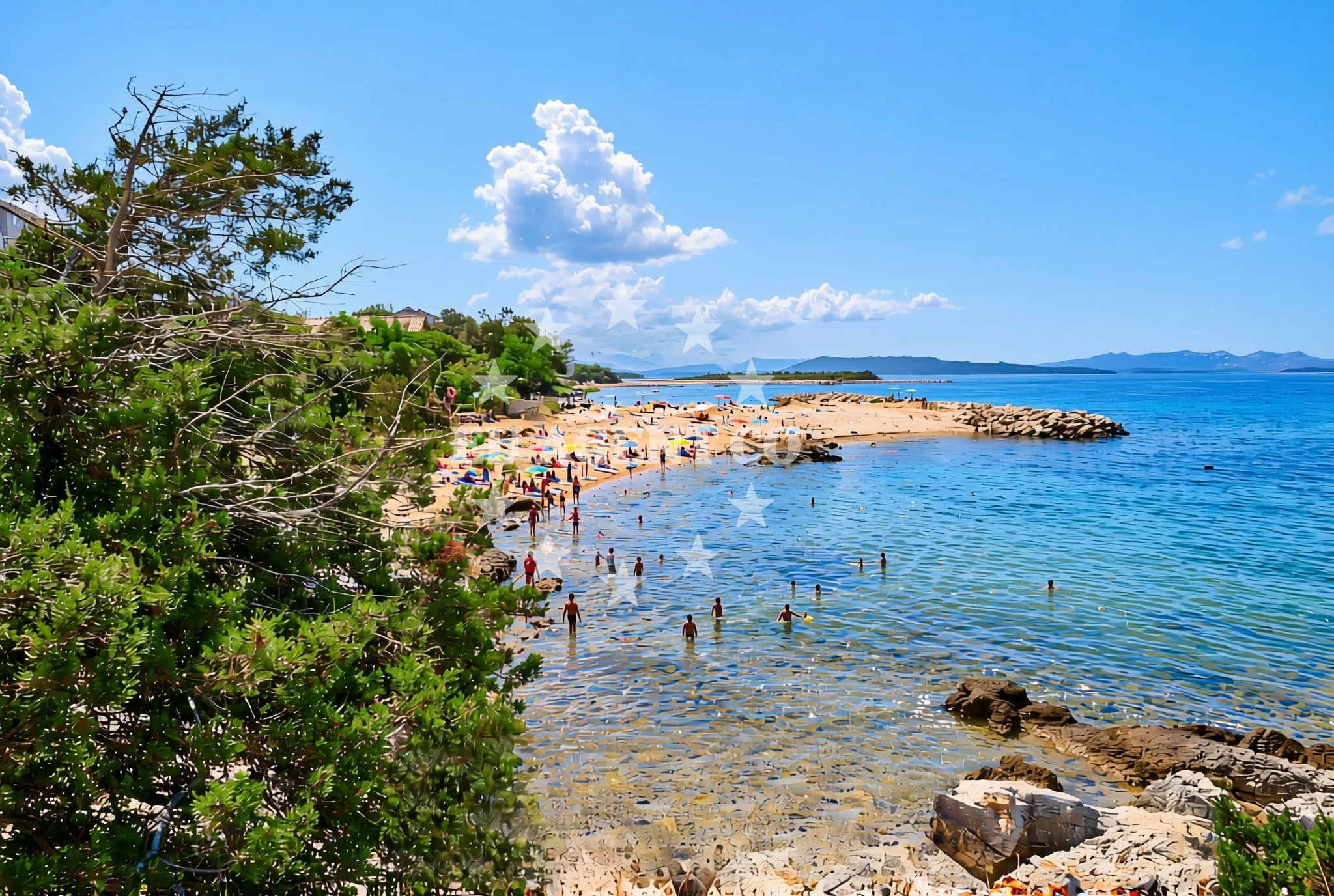 Additional view of Dražica, Ugljan (Ugljan) Beach in Dražica