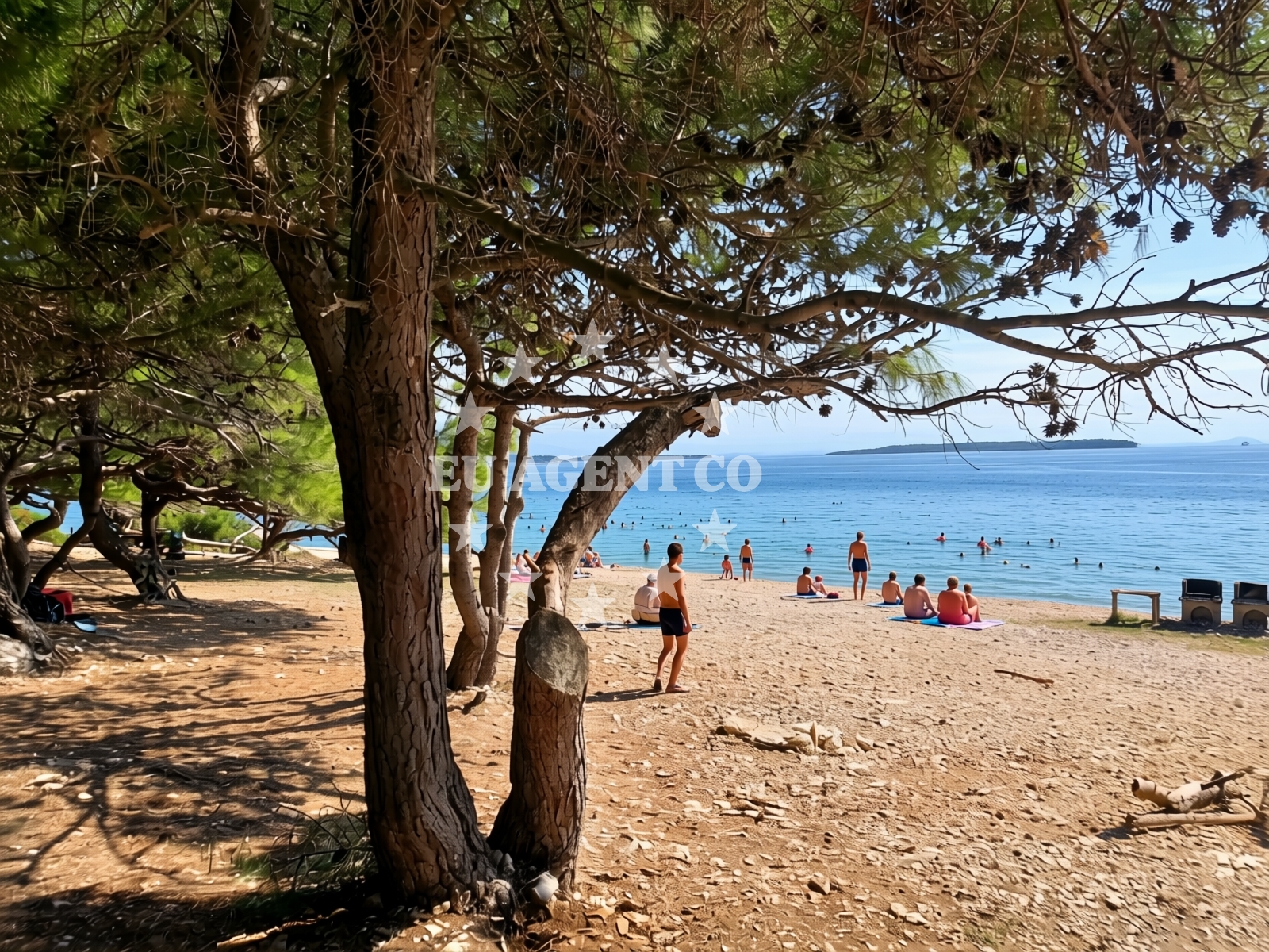 Additional view of Drazice beach in 218 Selo 1, Premantura
