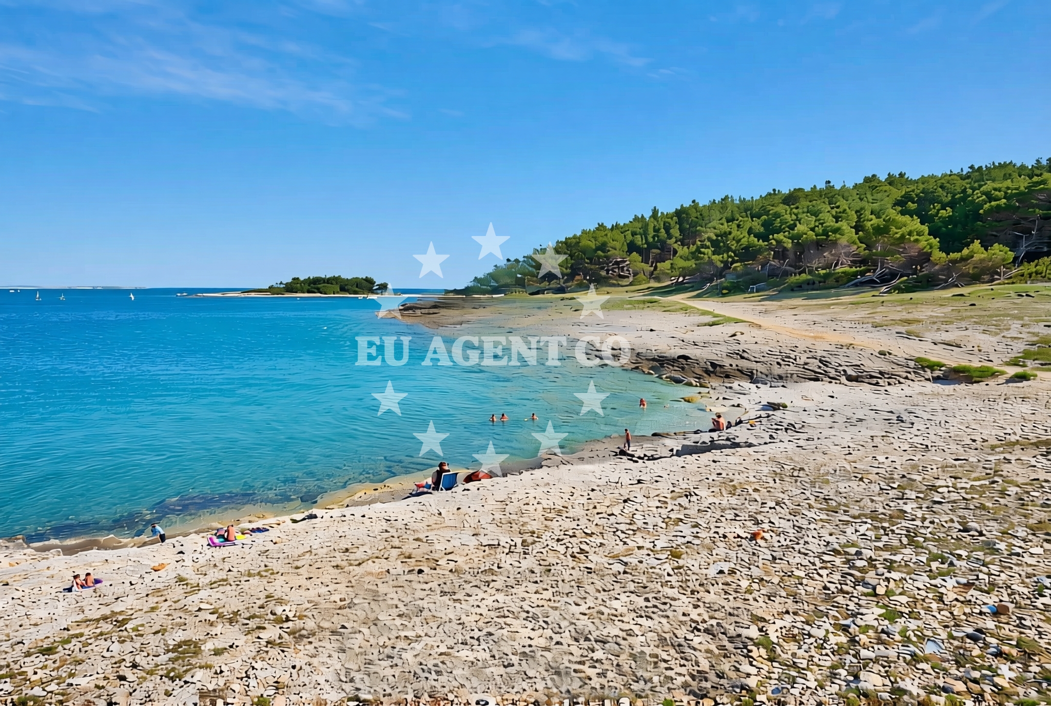Additional view of Drazice beach in 218 Selo 1, Premantura
