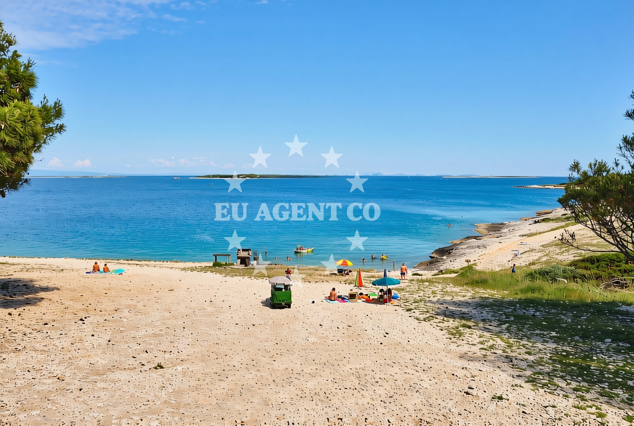 Additional view of Drazice beach in 218 Selo 1, Premantura